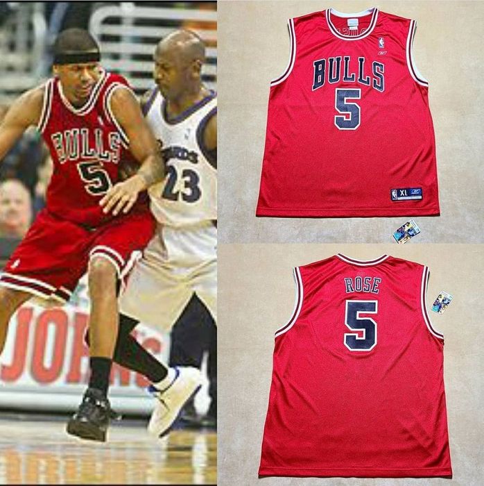 Jalen rose hot sale bulls jersey