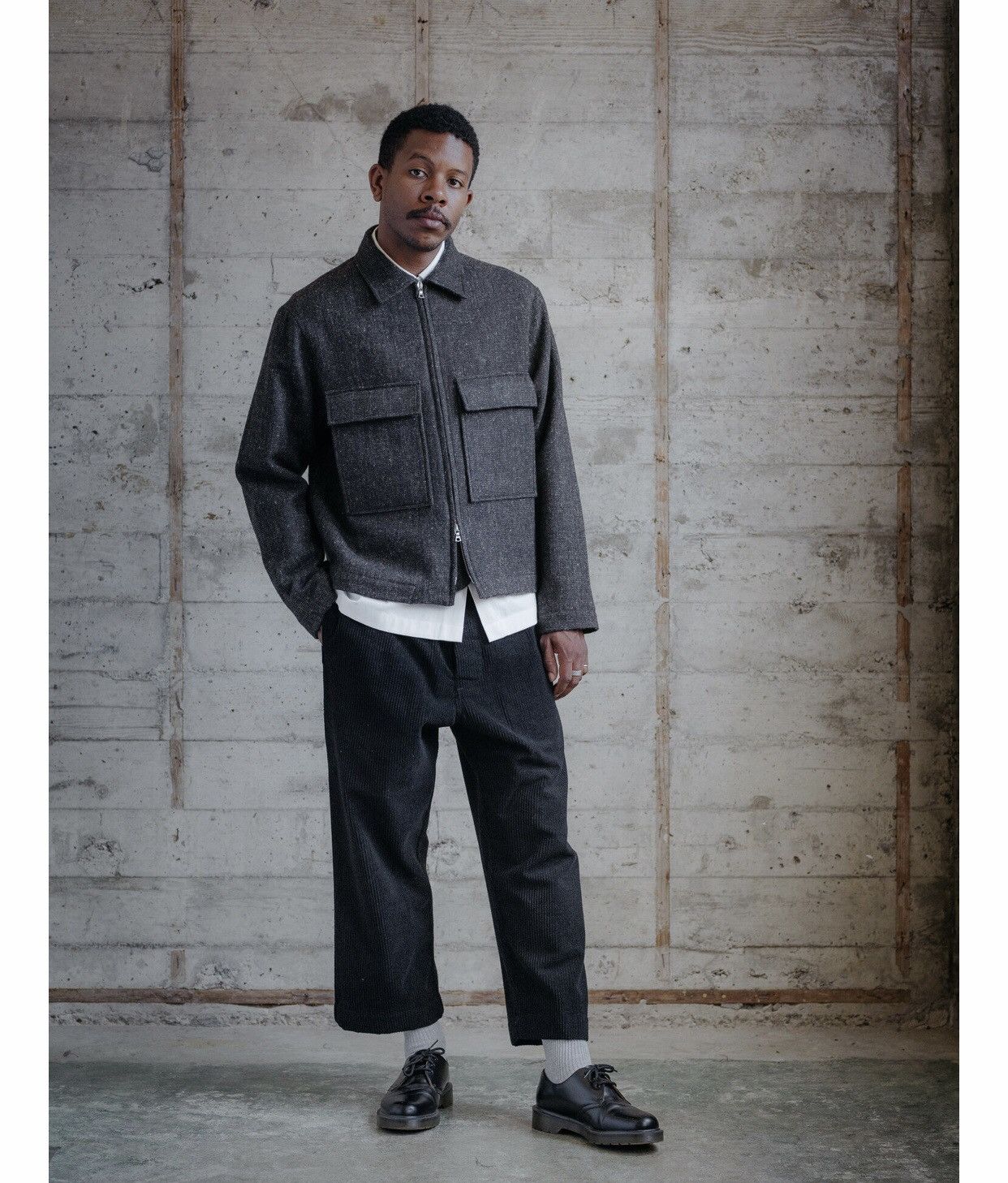Evan Kinori Zip Jacket Irish Tweed Grailed