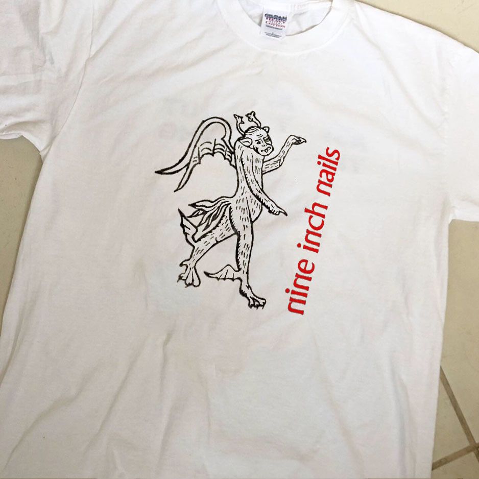 Band Tees × Rock T Shirt × Tour Tee Nine Inch Nails Shirt Devil T 