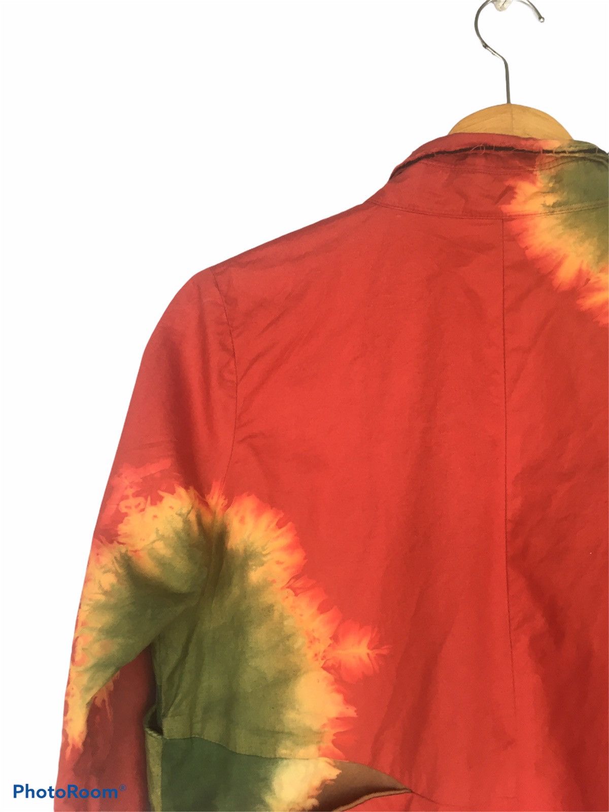Vintage Vintage Japan Traditional Tie Dye Quater Sleeve Button Shirt Size US M / EU 48-50 / 2 - 10 Thumbnail