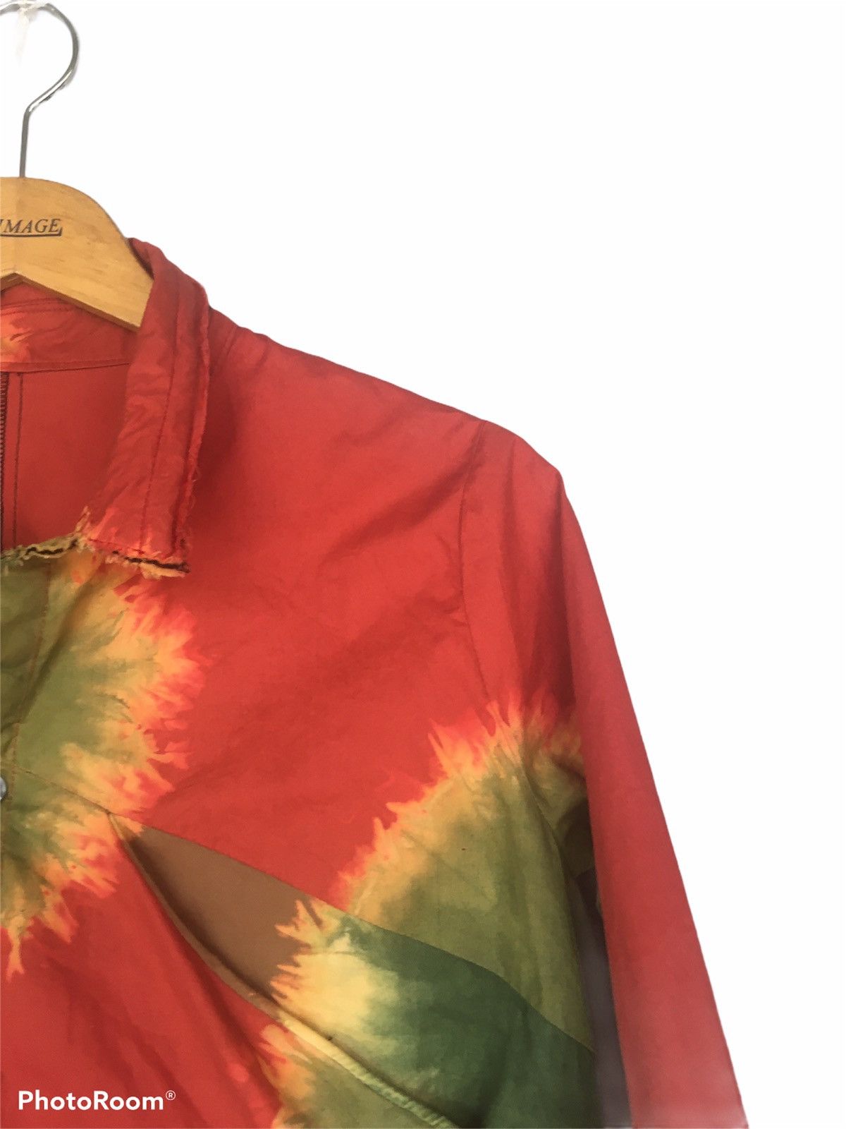 Vintage Vintage Japan Traditional Tie Dye Quater Sleeve Button Shirt Size US M / EU 48-50 / 2 - 3 Thumbnail