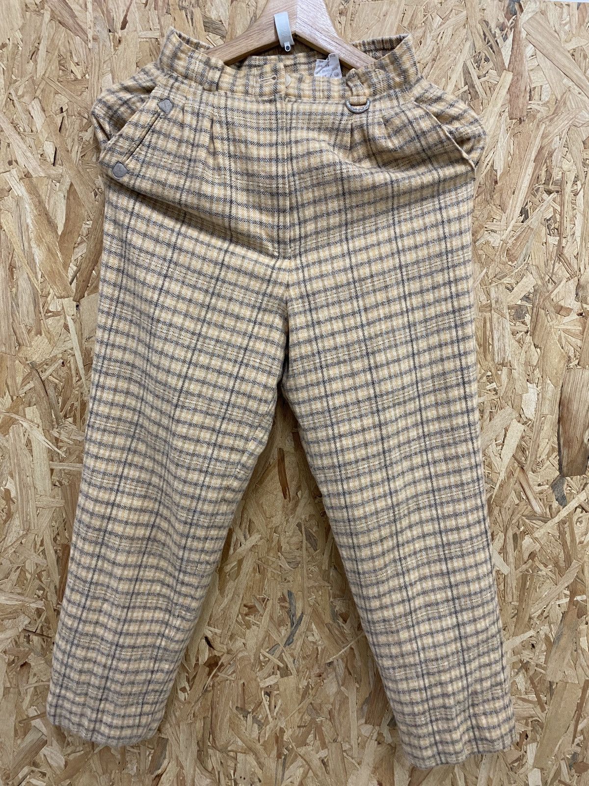 Christian Dior Monsieur Vintage Christian Dior CD Sport Checkered Casual Pants Size US 29 - 1 Thumbnail