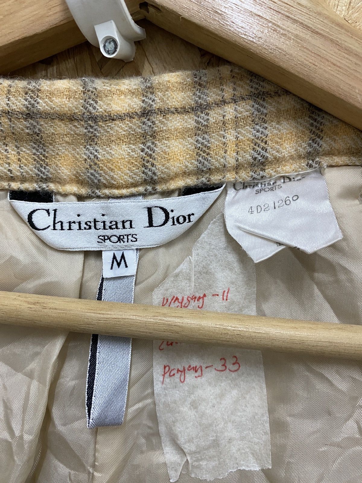 Christian Dior Monsieur Vintage Christian Dior CD Sport Checkered Casual Pants Size US 29 - 4 Thumbnail