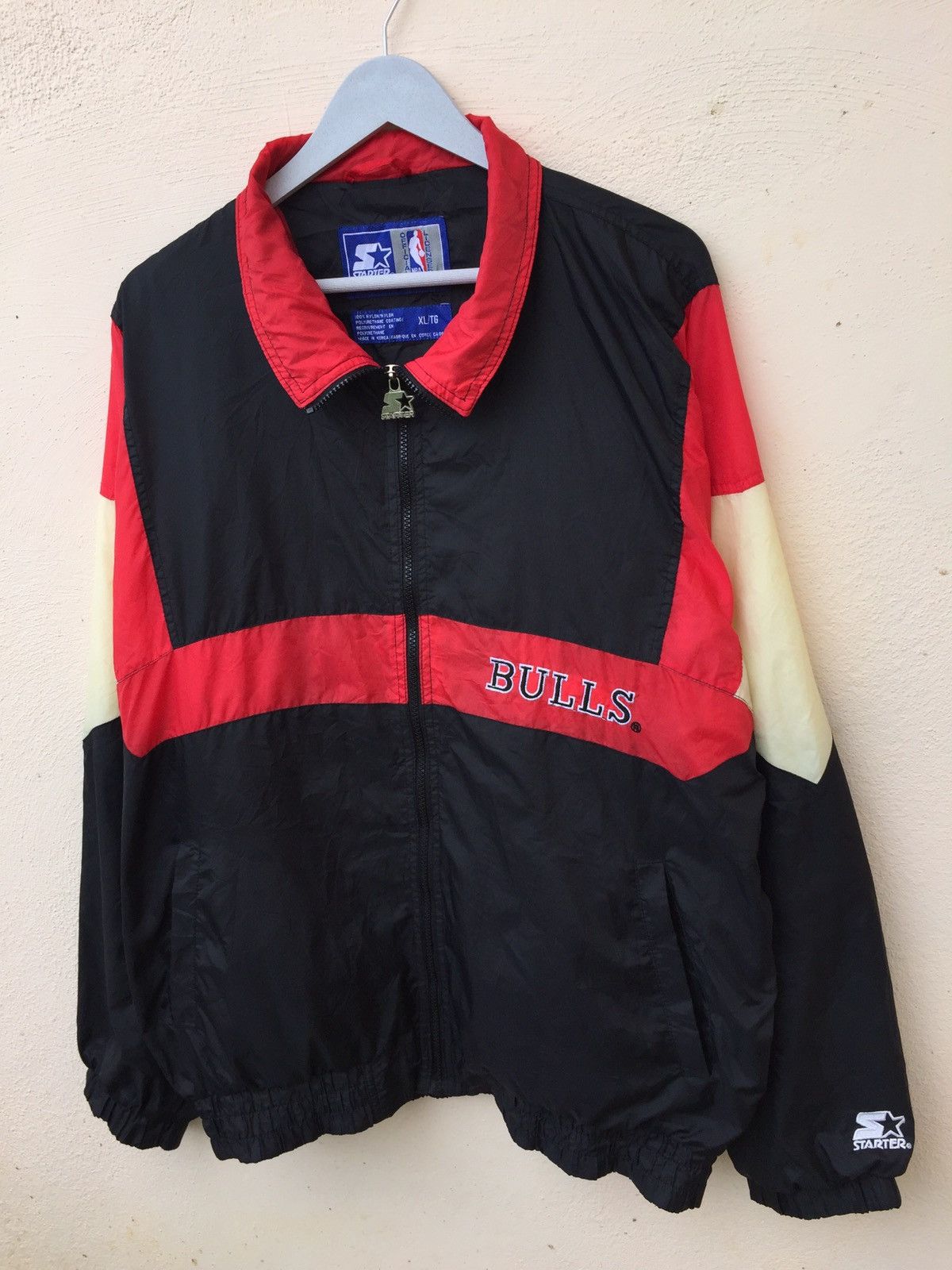 Starter Vintage Stater Chicago Bulls Zip Up Light Jacket Size US XL / EU 56 / 4 - 2 Thumbnail