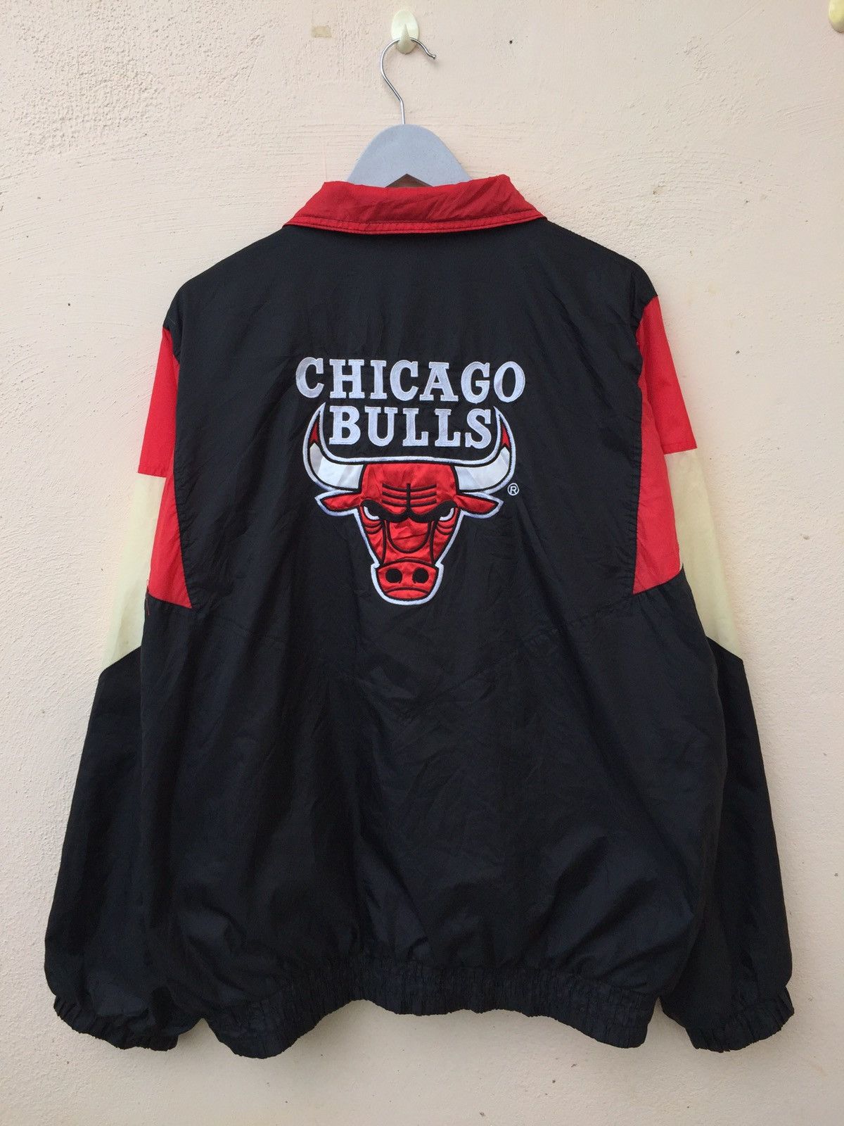 Starter Vintage Stater Chicago Bulls Zip Up Light Jacket Size US XL / EU 56 / 4 - 1 Thumbnail