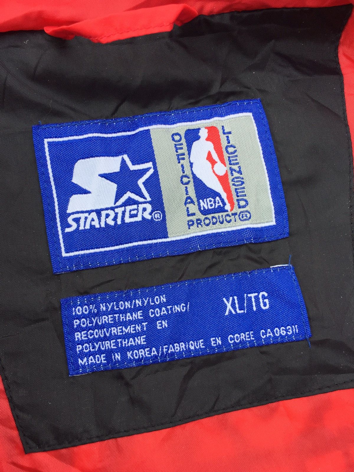 Starter Vintage Stater Chicago Bulls Zip Up Light Jacket Size US XL / EU 56 / 4 - 7 Thumbnail