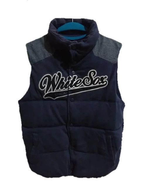 MLB 🔥 CHICAGO WHITE SOX MLB STREETWEAR PUFFER VEST Size US M / EU 48-50 / 2 - 1 Thumbnail