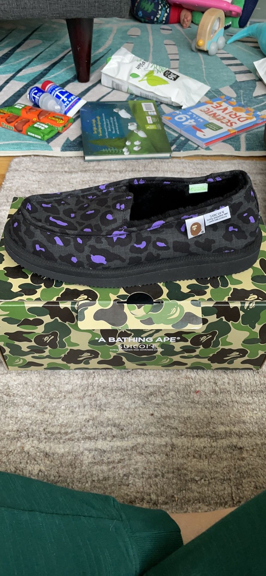 Bape BAPE X SUICOKE LEOPARD ROOM SHOES MENS | Grailed