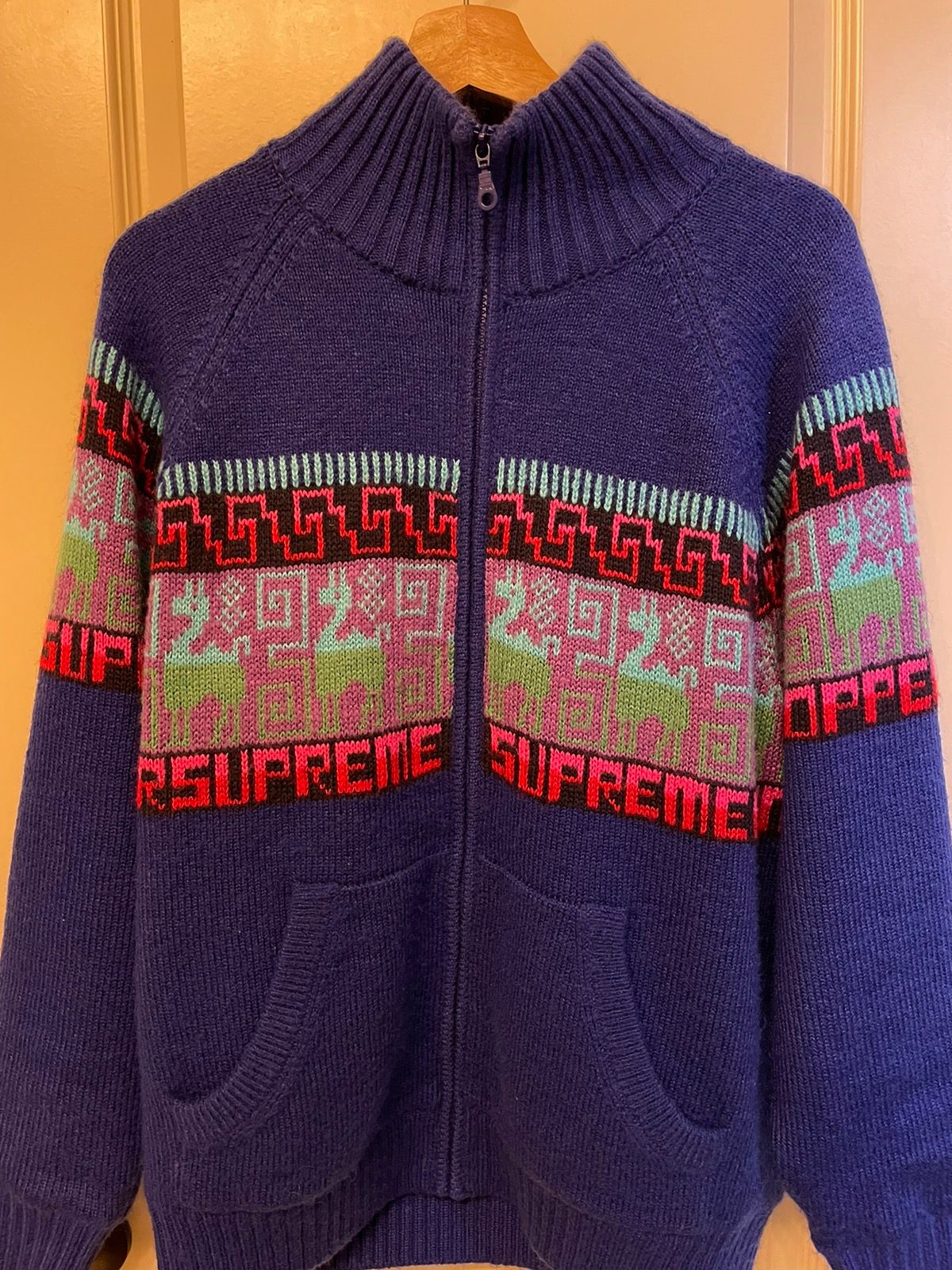 Supreme Supreme Chullo Windstopper Zip Up Sweater | Grailed