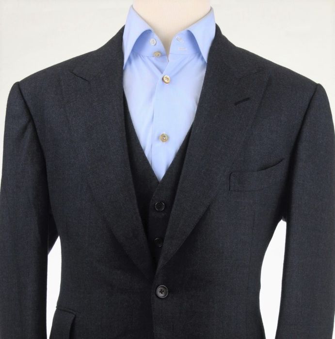 Tom Ford $7000 Men's Tom Ford 'Spencer' Blue 3 Piece Men's Suit | Grailed