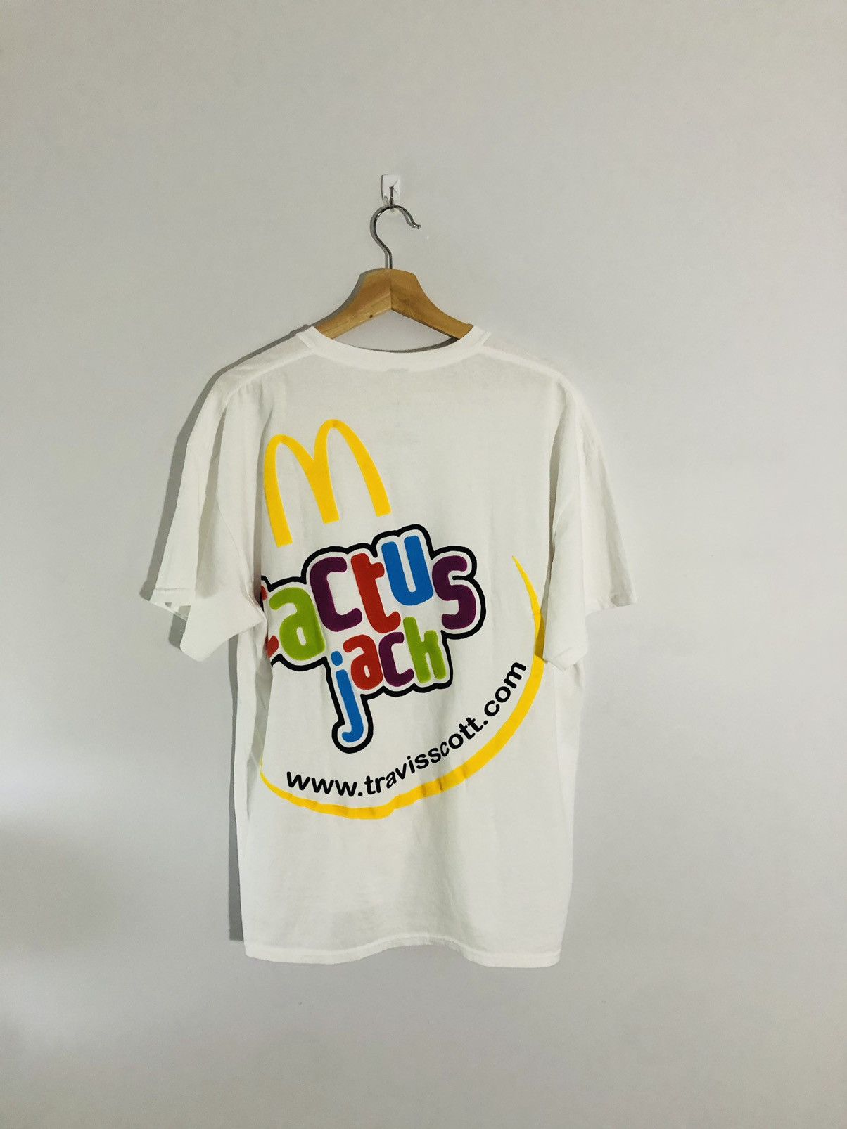 Travis Scott Cactus Jack x Mcdonald's CJ Smile Tee