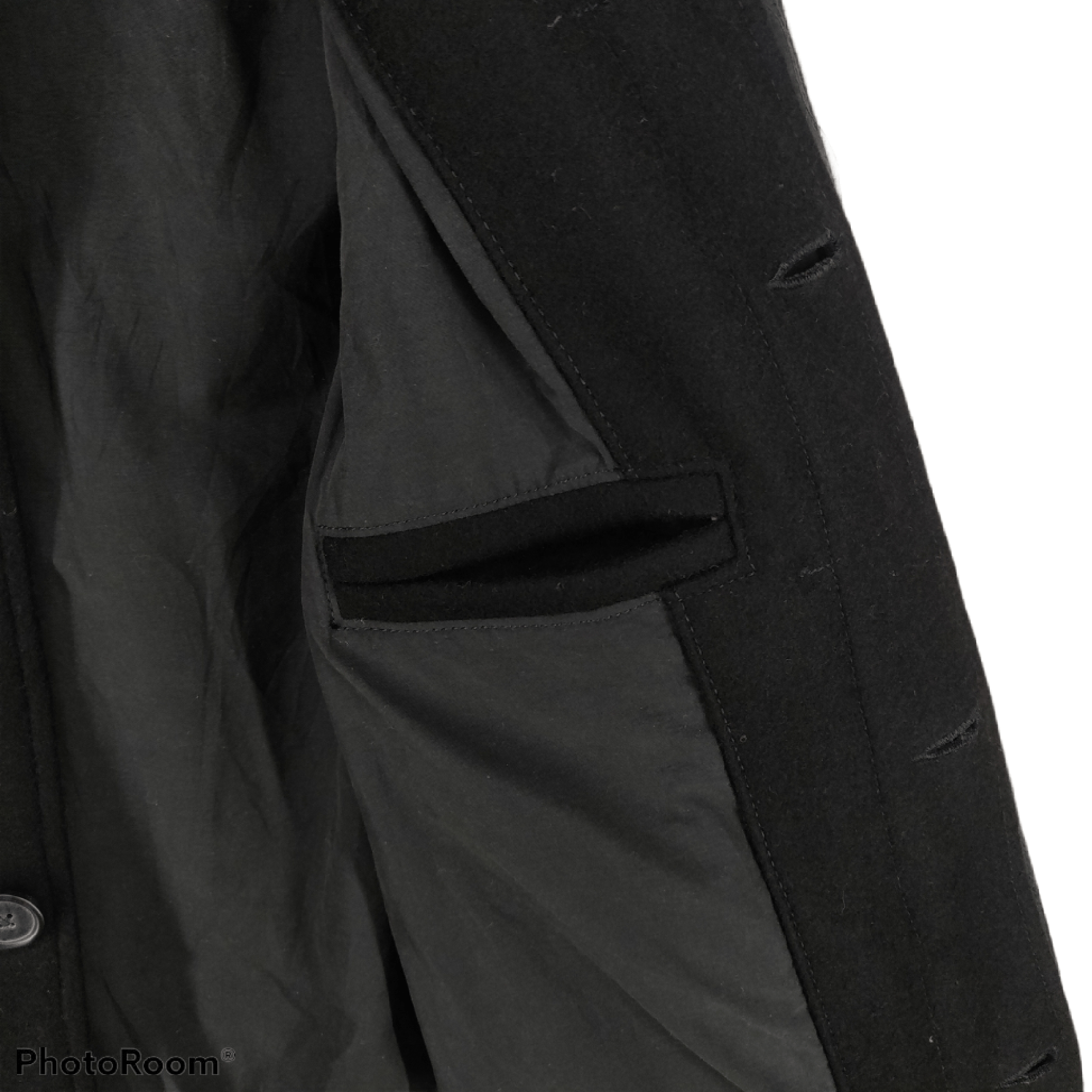 Gap × Vintage GAP Winter Trench Coat Long Jacket Wool Size US XS / EU 42 / 0 - 3 Thumbnail