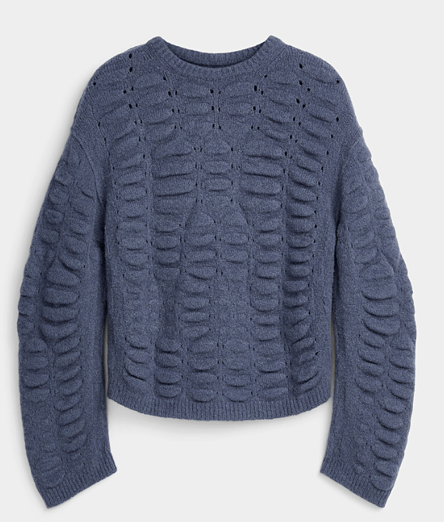 Rick Owens Rick Owens Bubble-Knit Alpaca Sweater | Grailed