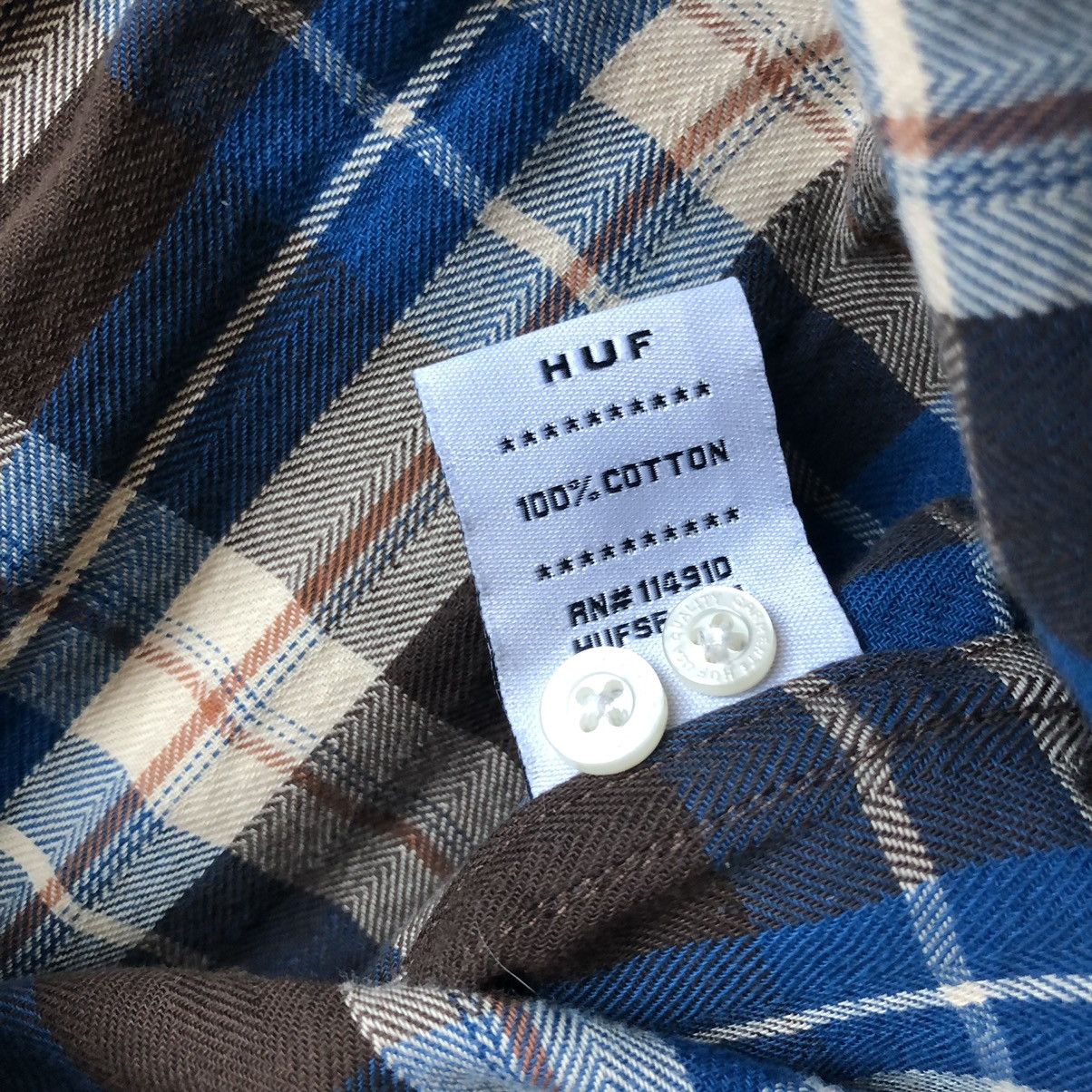 Huf Huf SF OG Flannel Check Shirt S Size US S / EU 44-46 / 1 - 6 Thumbnail
