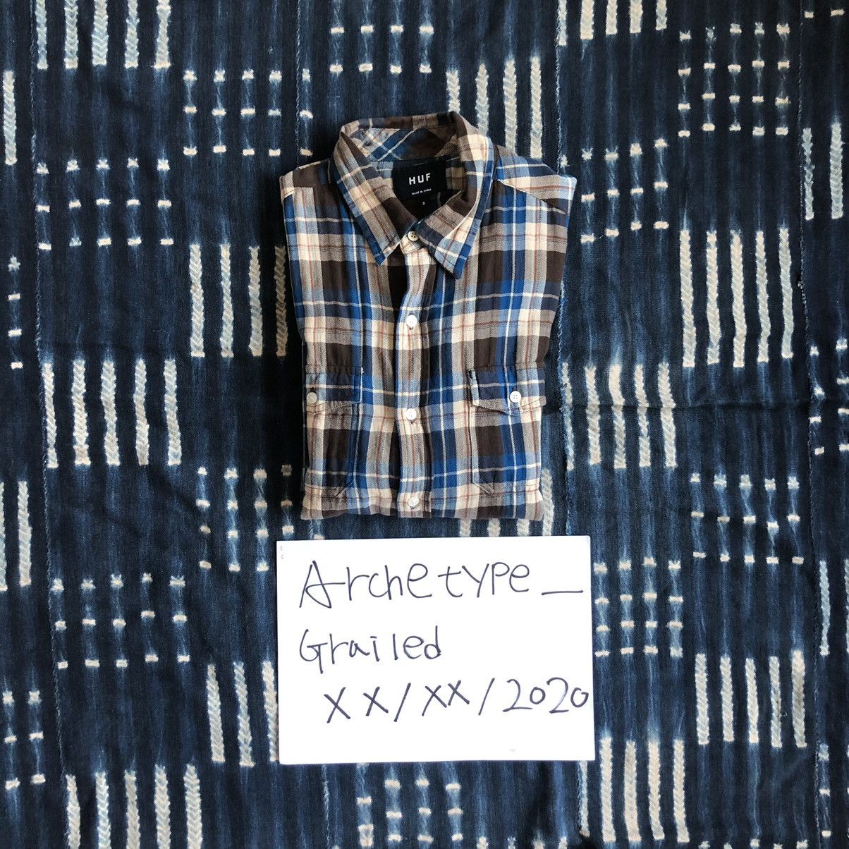 Huf Huf SF OG Flannel Check Shirt S Size US S / EU 44-46 / 1 - 7 Thumbnail
