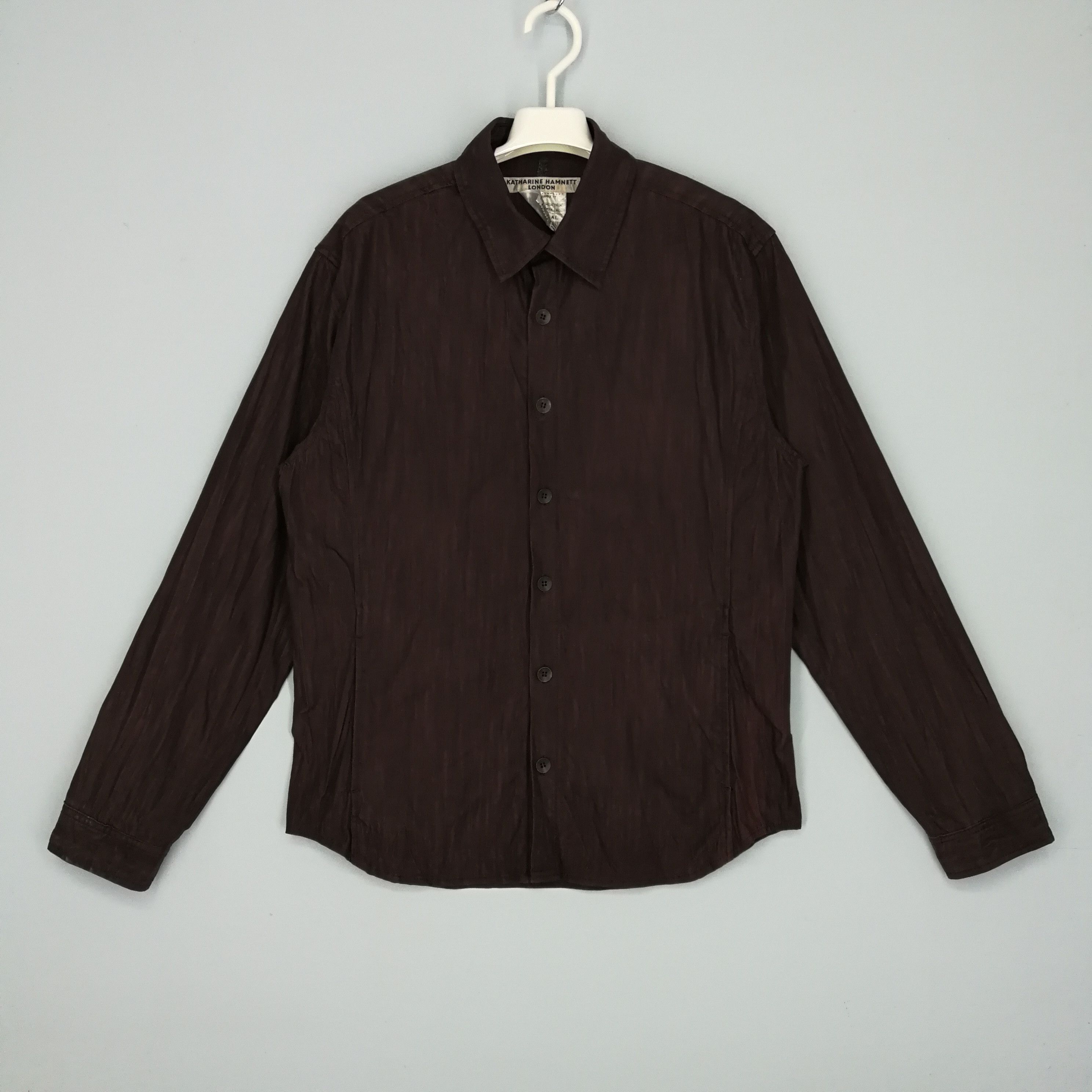 Katharine Hamnett London Katharine Hamnett London Button Ups Long Sleeve Shirt Size US M / EU 48-50 / 2 - 1 Thumbnail