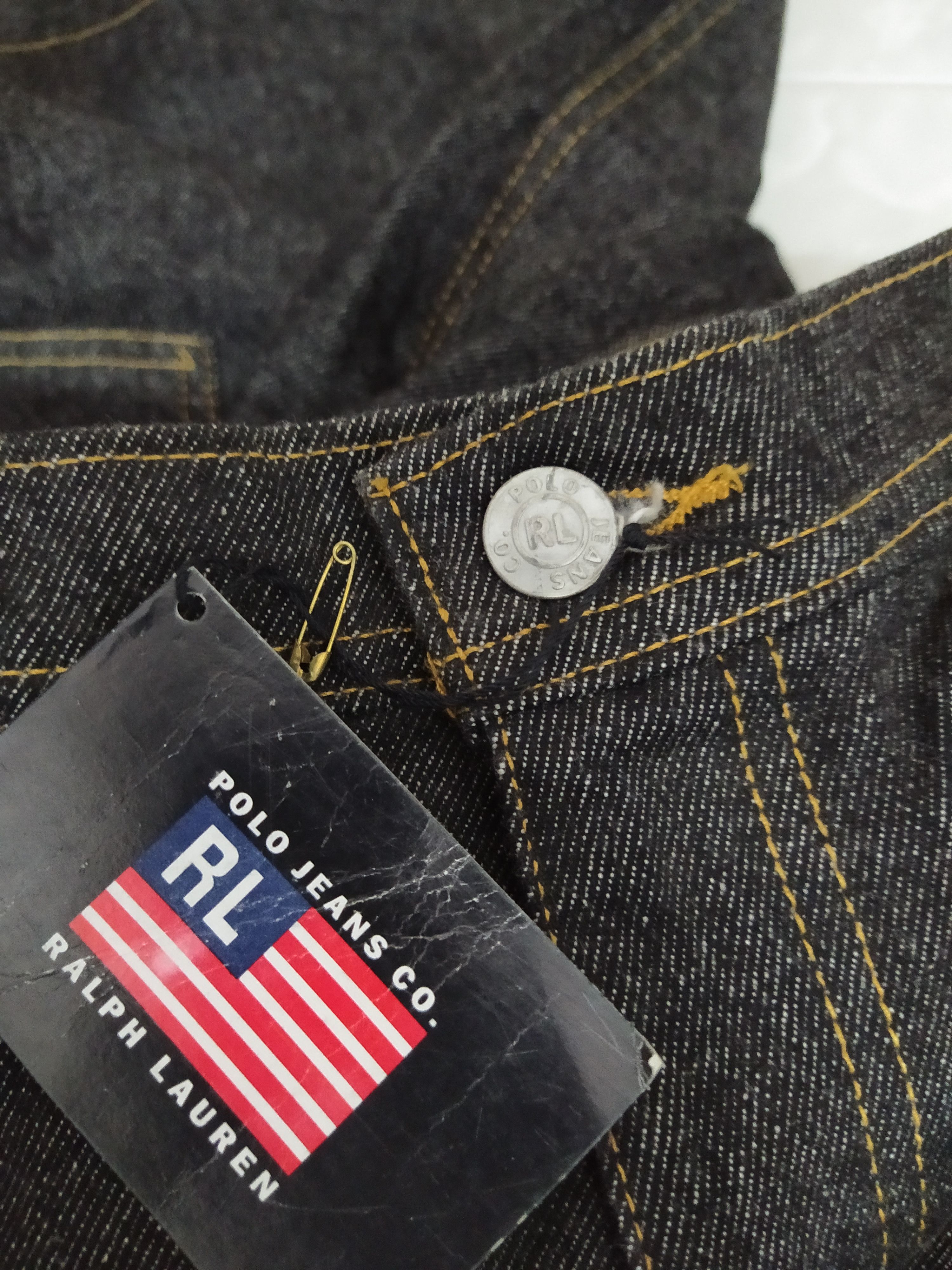 Polo Ralph Lauren POLO RALPH LAUREN DENIM KAPITAL PATCH (B769) Size US 37 - 9 Thumbnail