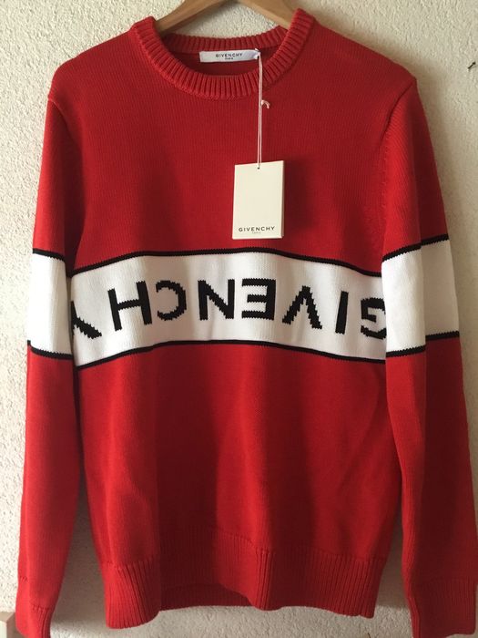 Givenchy GIVENCHY REVERSE LOGO SWEATER Grailed