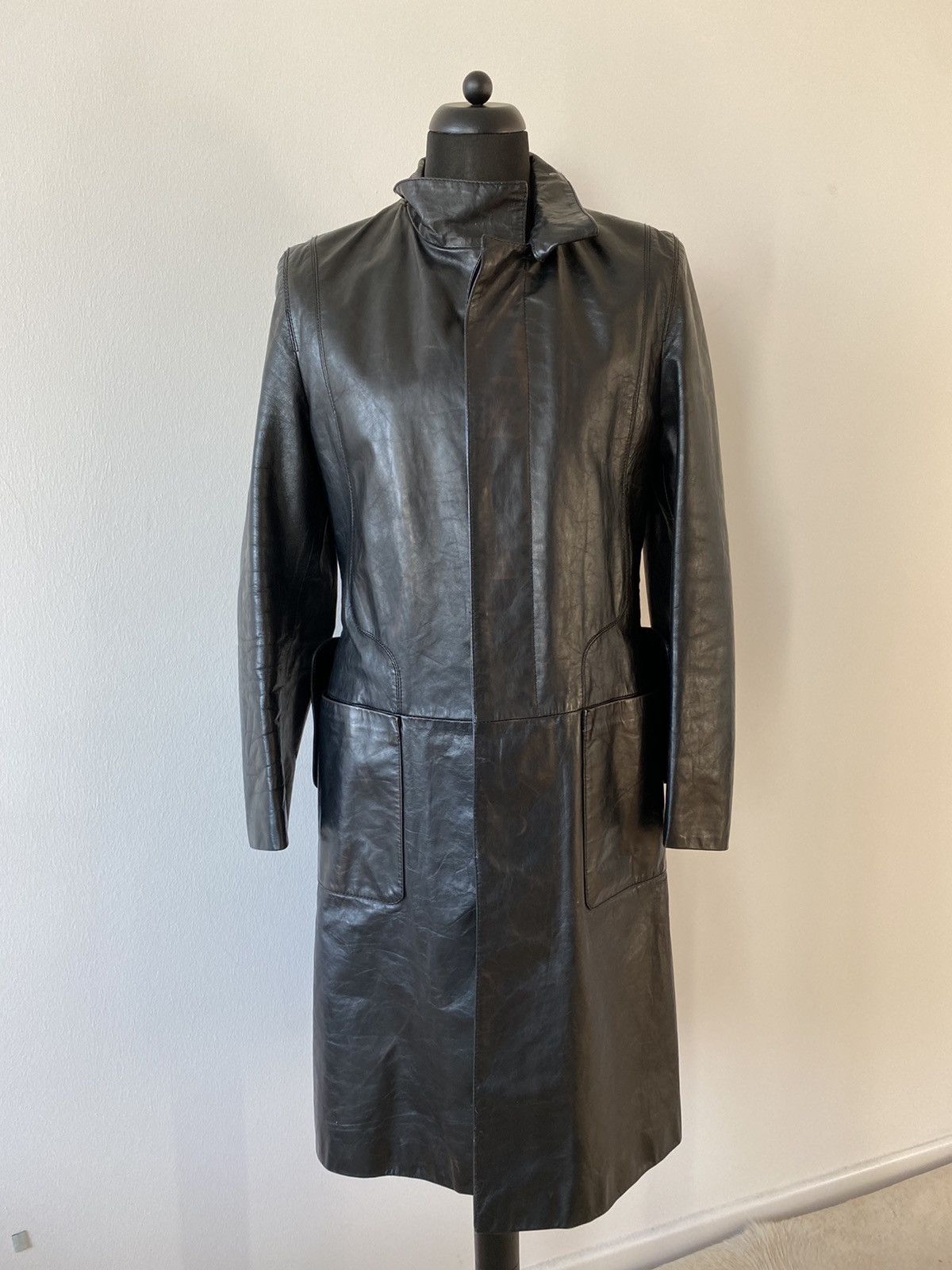 Roberto Cavalli Roberto Cavalli black leather coat sz S great condition Size US S / EU 44-46 / 1 - 1 Thumbnail