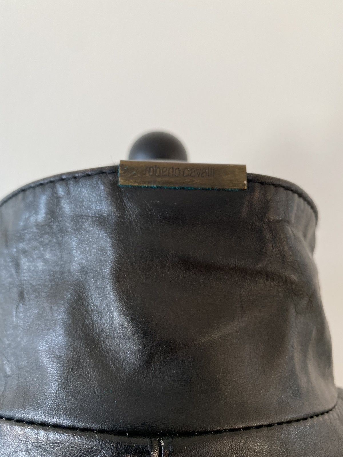 Roberto Cavalli Roberto Cavalli black leather coat sz S great condition Size US S / EU 44-46 / 1 - 5 Thumbnail