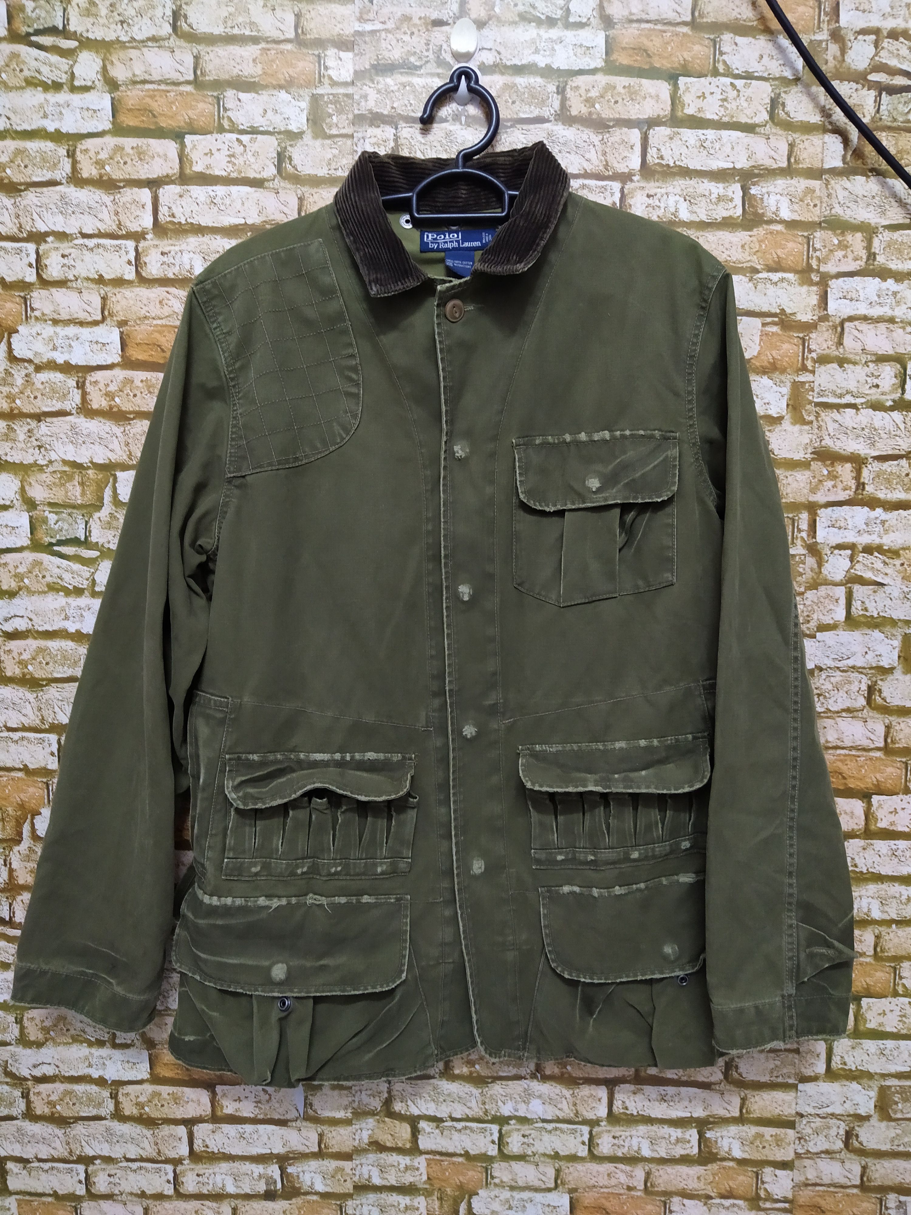 Polo Ralph Lauren VTG POLO RALPH LAUREN MILITARY WAX JACKET TACTICAL (B772) Size US M / EU 48-50 / 2 - 1 Thumbnail