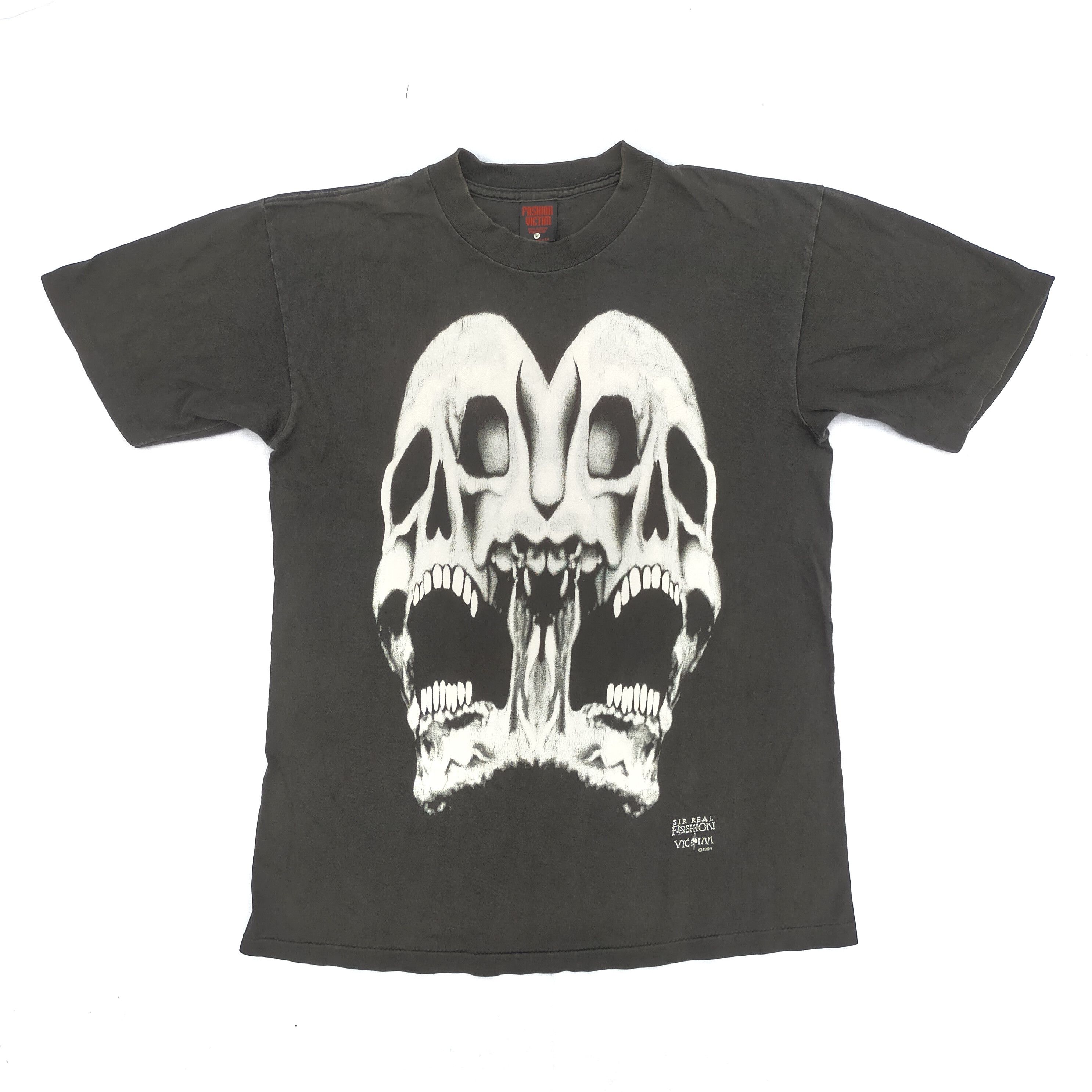 Fashion Victim × Vintage Vintage 90s Skull Sir Real Fashion Victim