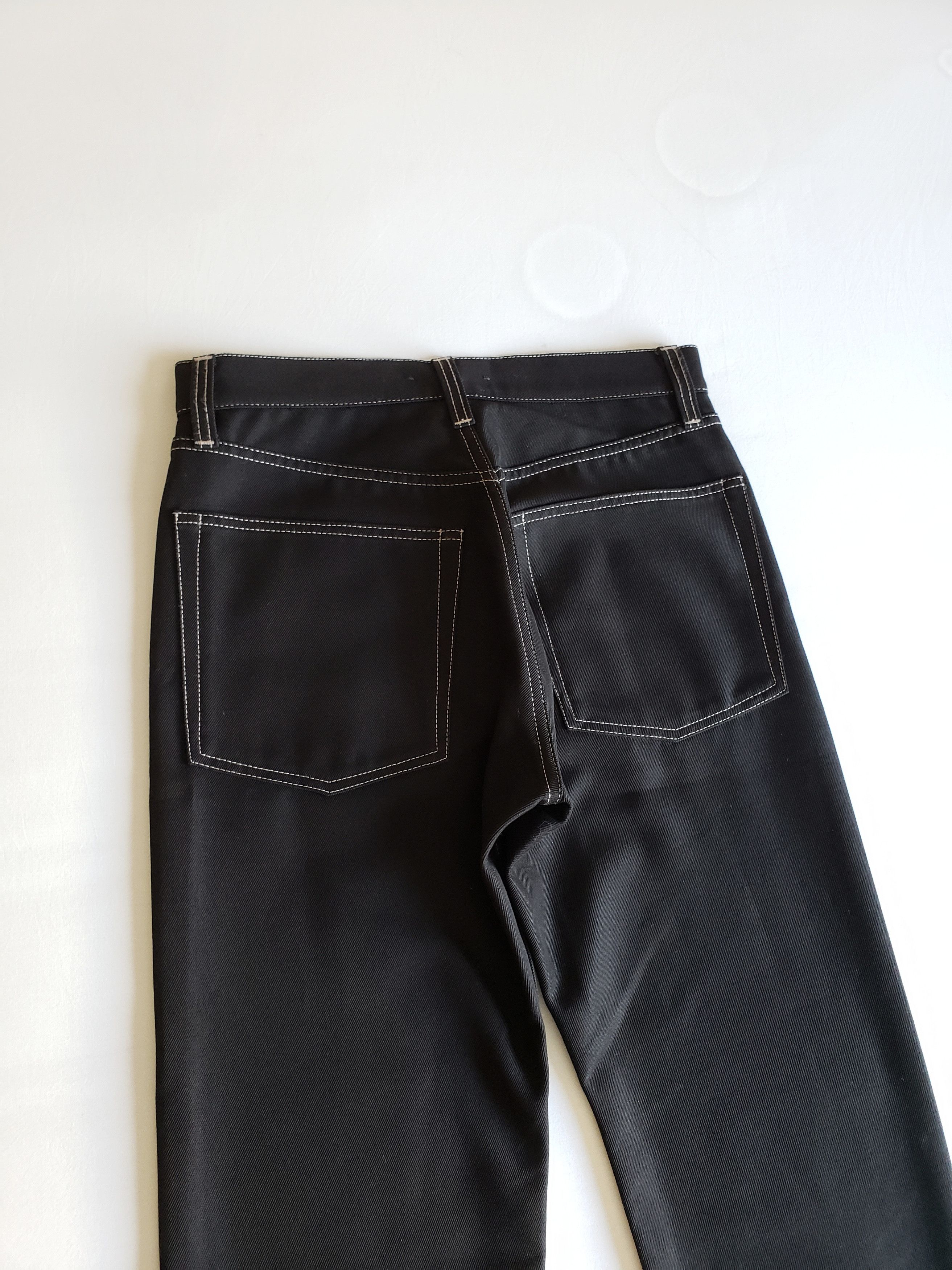 Helmut Lang H.L $450 Contrast Black Jeans Size US 31 - 7 Thumbnail