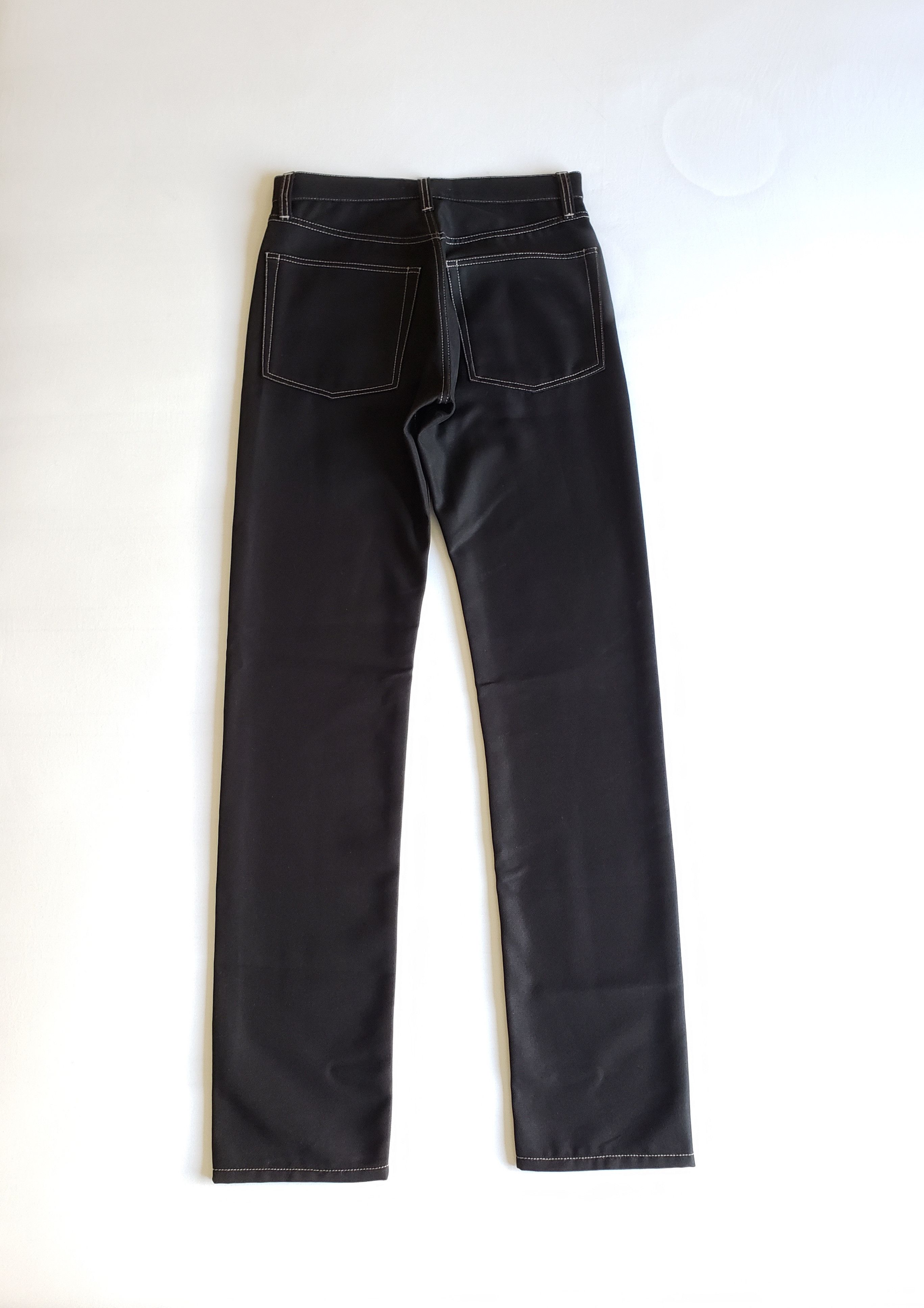 Helmut Lang H.L $450 Contrast Black Jeans Size US 31 - 6 Thumbnail