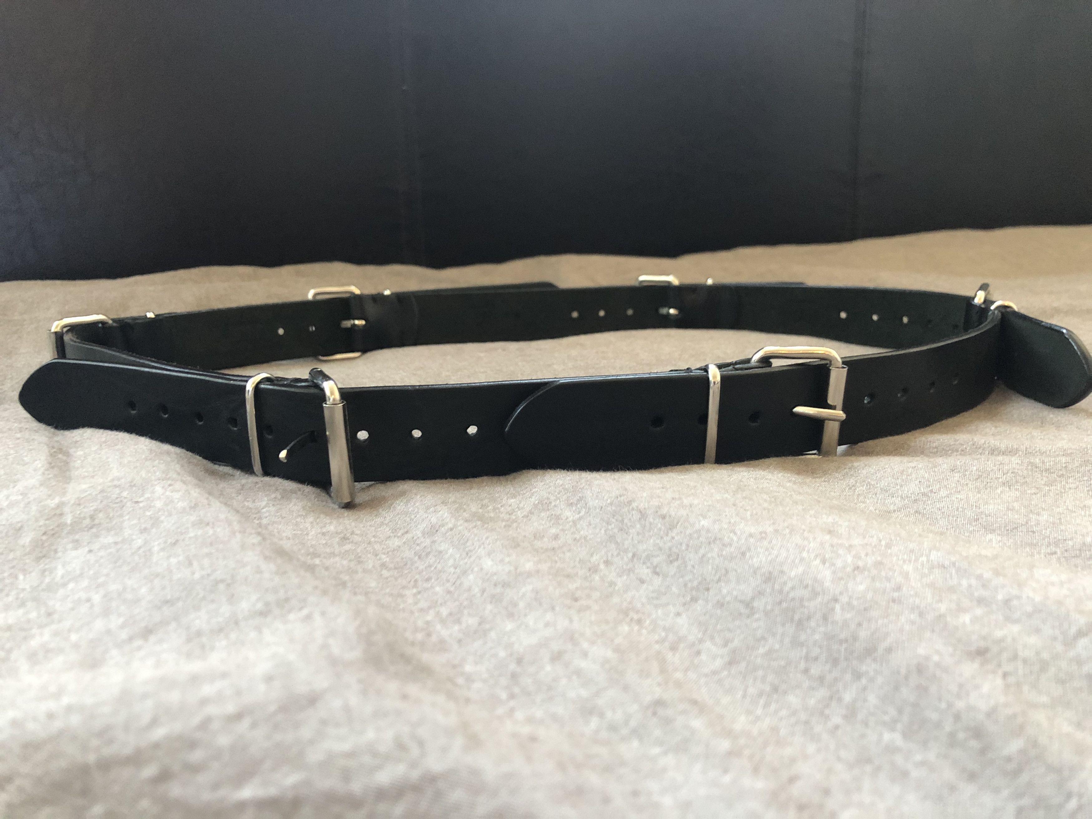 Y/Project Y/Project Black Leather Multi Belt Size ONE SIZE - 2 Thumbnail
