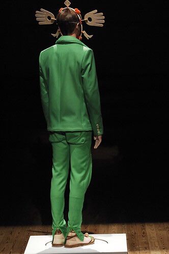 Walter Van Beirendonck Fall 2008 Beige 3D Blazer “SAMPLE”