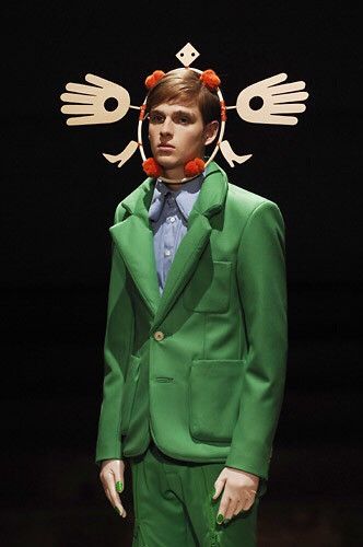 Walter Van Beirendonck Fall 2008 Beige 3D Blazer “SAMPLE”