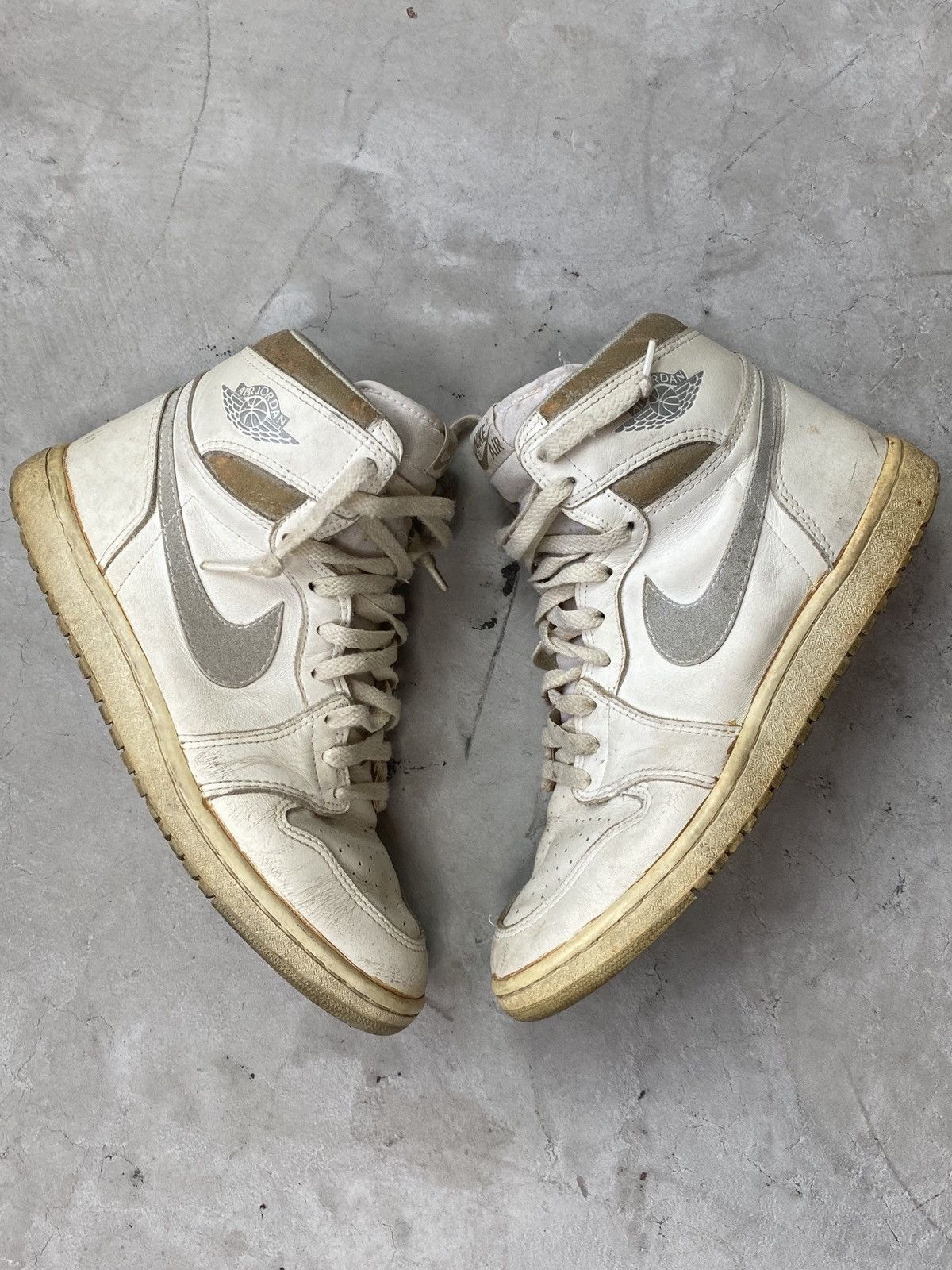 1985 jordan 1 natural grey