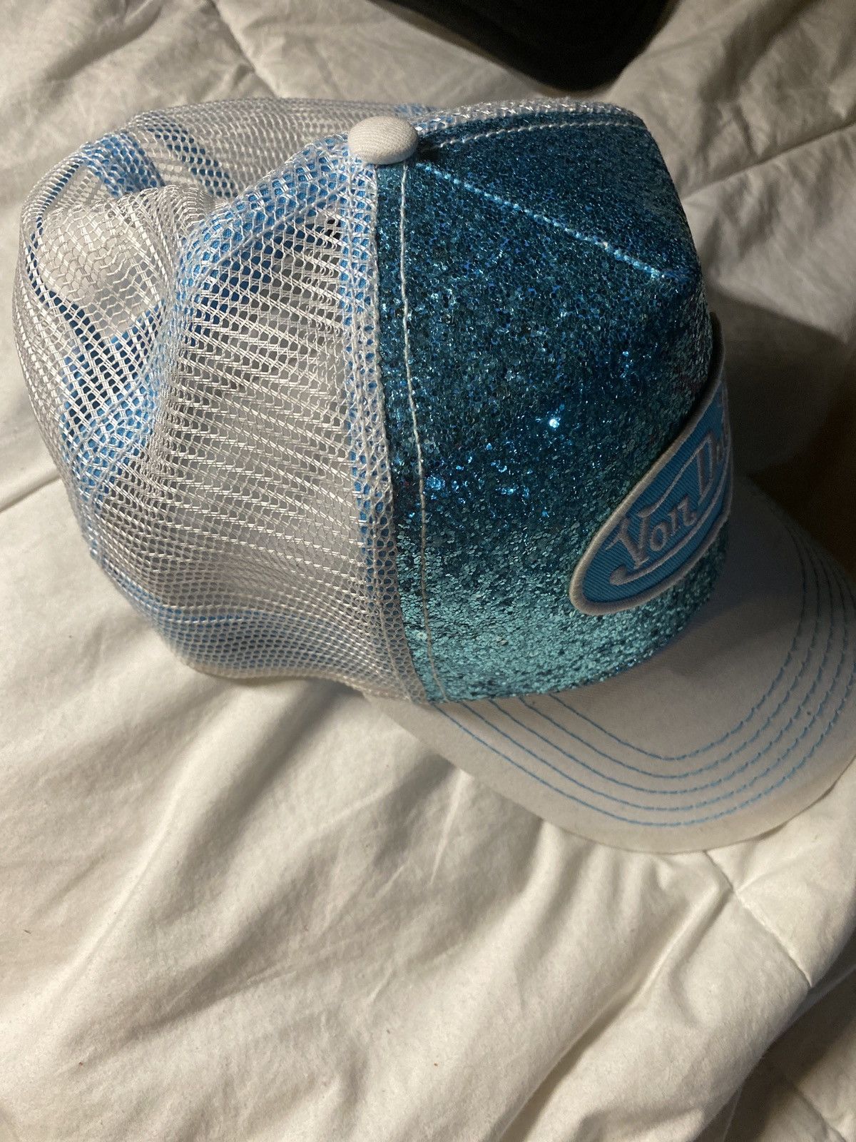 Von Dutch Blue glitter hat Size ONE SIZE - 2 Thumbnail