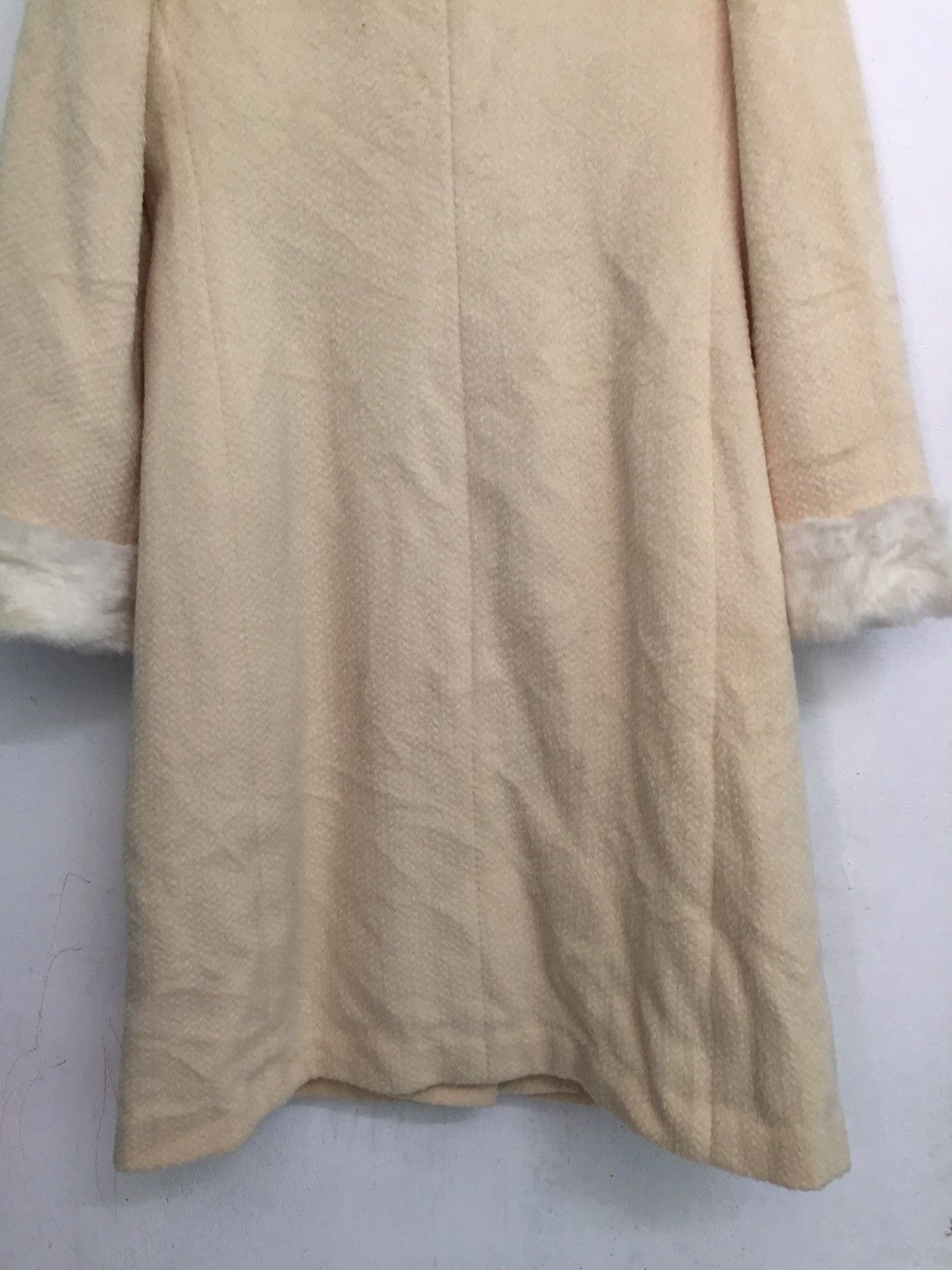 Pierre Balmain Pierre Balmain Long Coat Wool+Nylon Mohair End Sleeve Size US S / EU 44-46 / 1 - 10 Thumbnail
