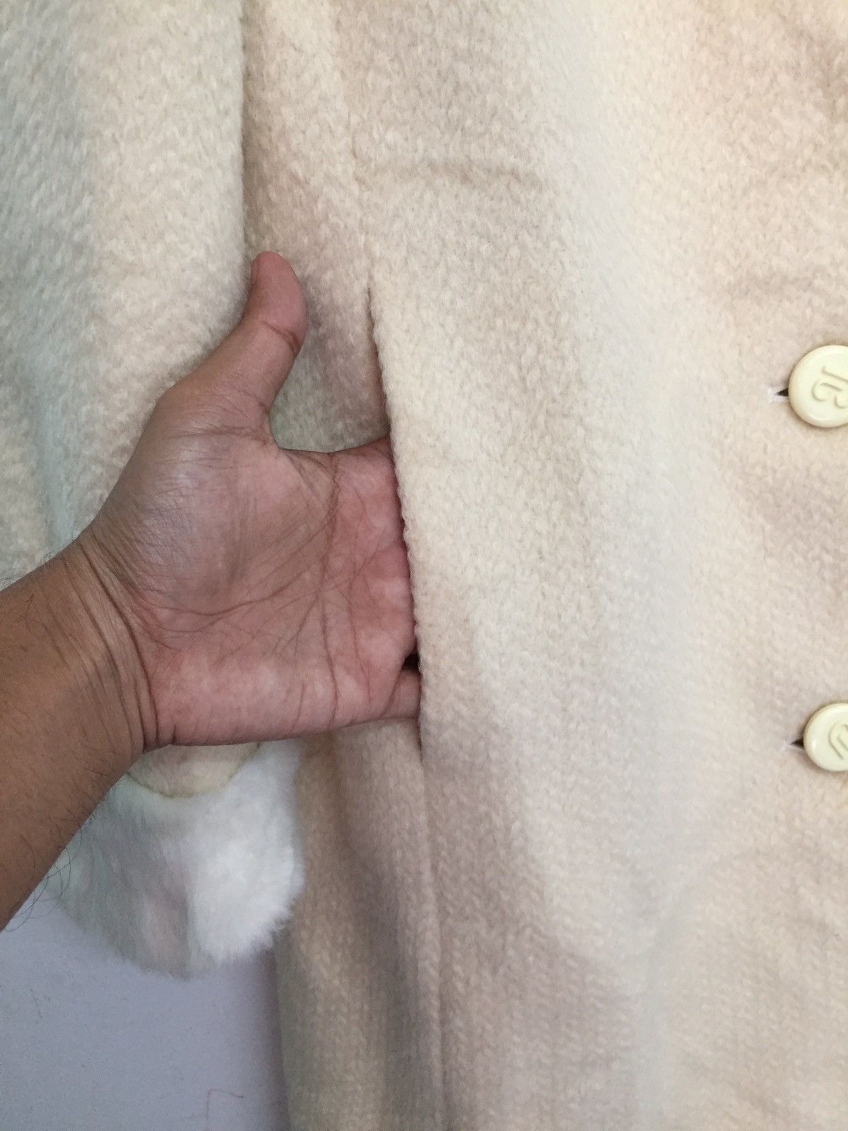 Pierre Balmain Pierre Balmain Long Coat Wool+Nylon Mohair End Sleeve Size US S / EU 44-46 / 1 - 6 Thumbnail