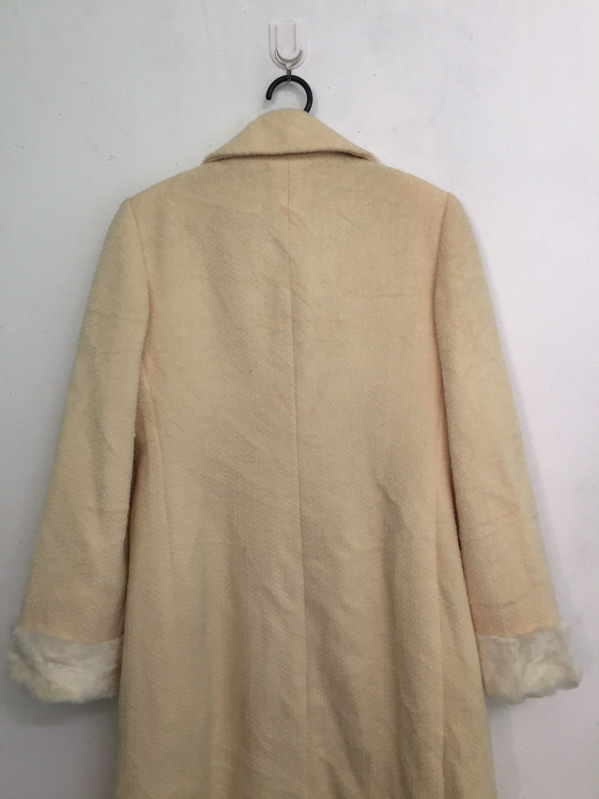 Pierre Balmain Pierre Balmain Long Coat Wool+Nylon Mohair End Sleeve Size US S / EU 44-46 / 1 - 9 Thumbnail