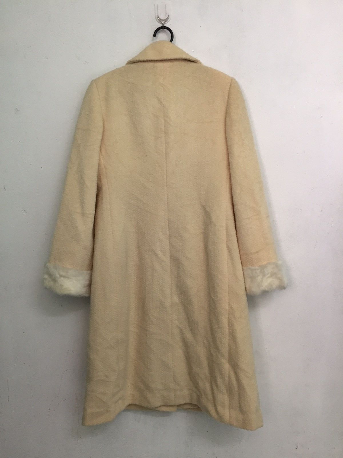 Pierre Balmain Pierre Balmain Long Coat Wool+Nylon Mohair End Sleeve Size US S / EU 44-46 / 1 - 8 Thumbnail