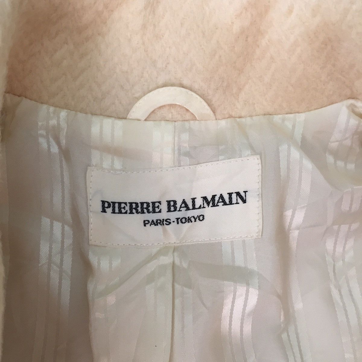 Pierre Balmain Pierre Balmain Long Coat Wool+Nylon Mohair End Sleeve Size US S / EU 44-46 / 1 - 18 Thumbnail
