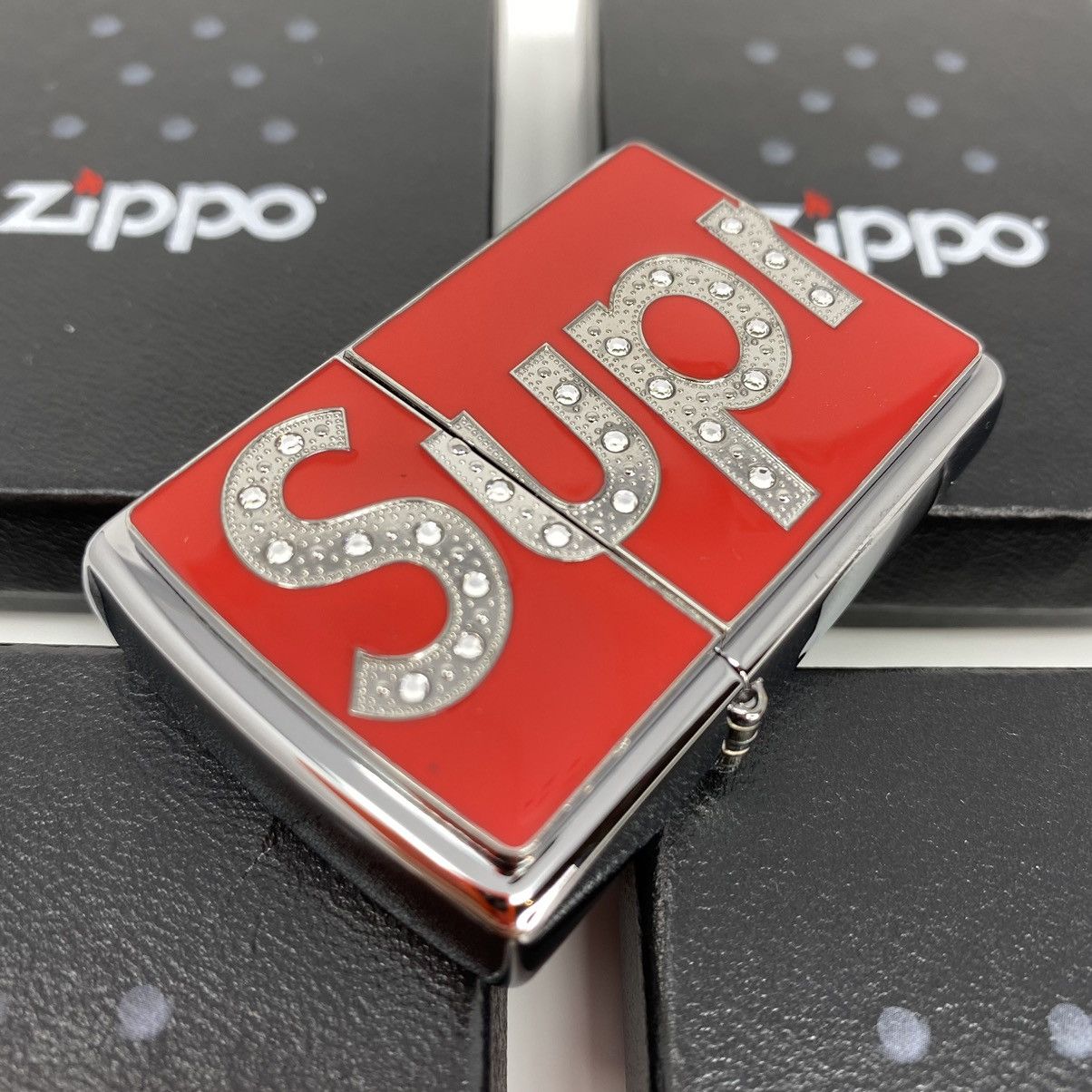 Supreme FW 20 Swarovski Zippo Lighter.