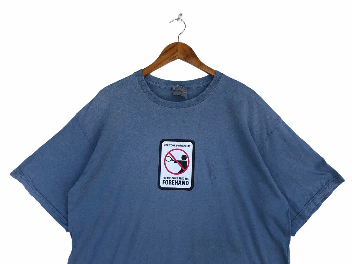 Nike Vintage Nike Please Don’t Feed The Forehand Courts T Shirt Size US XL / EU 56 / 4 - 3 Thumbnail