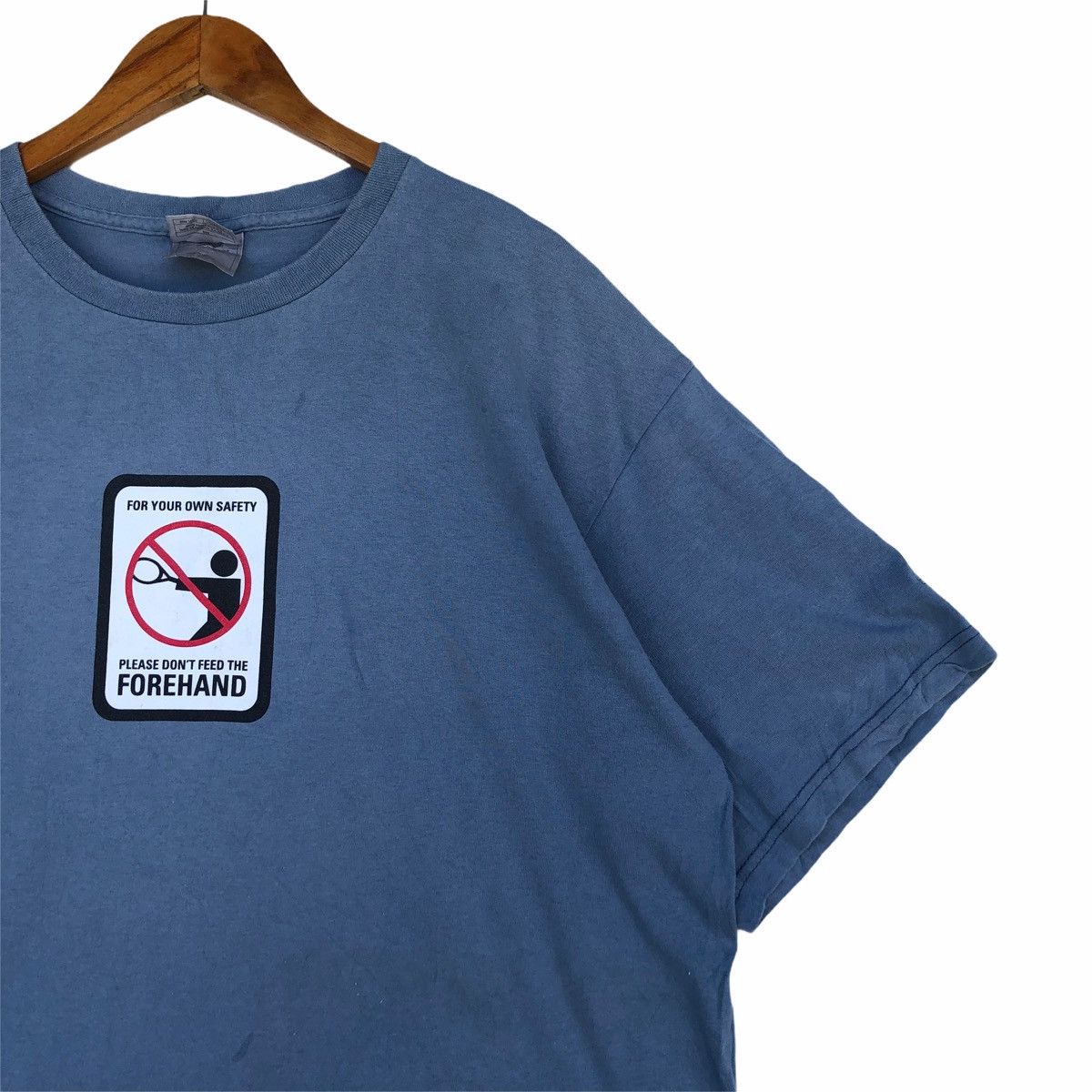 Nike Vintage Nike Please Don’t Feed The Forehand Courts T Shirt Size US XL / EU 56 / 4 - 5 Thumbnail