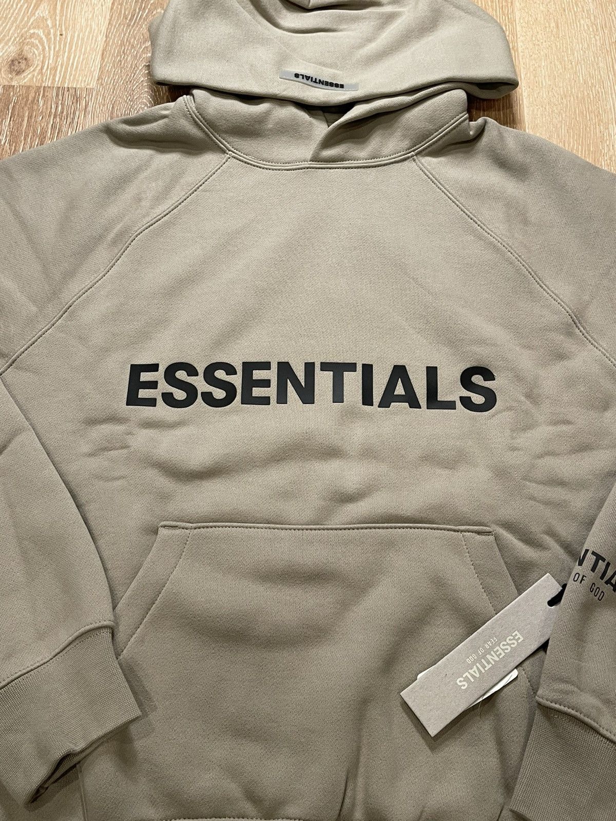 Fear of God Essentials Olive Hoodie buy FW20 Size XS