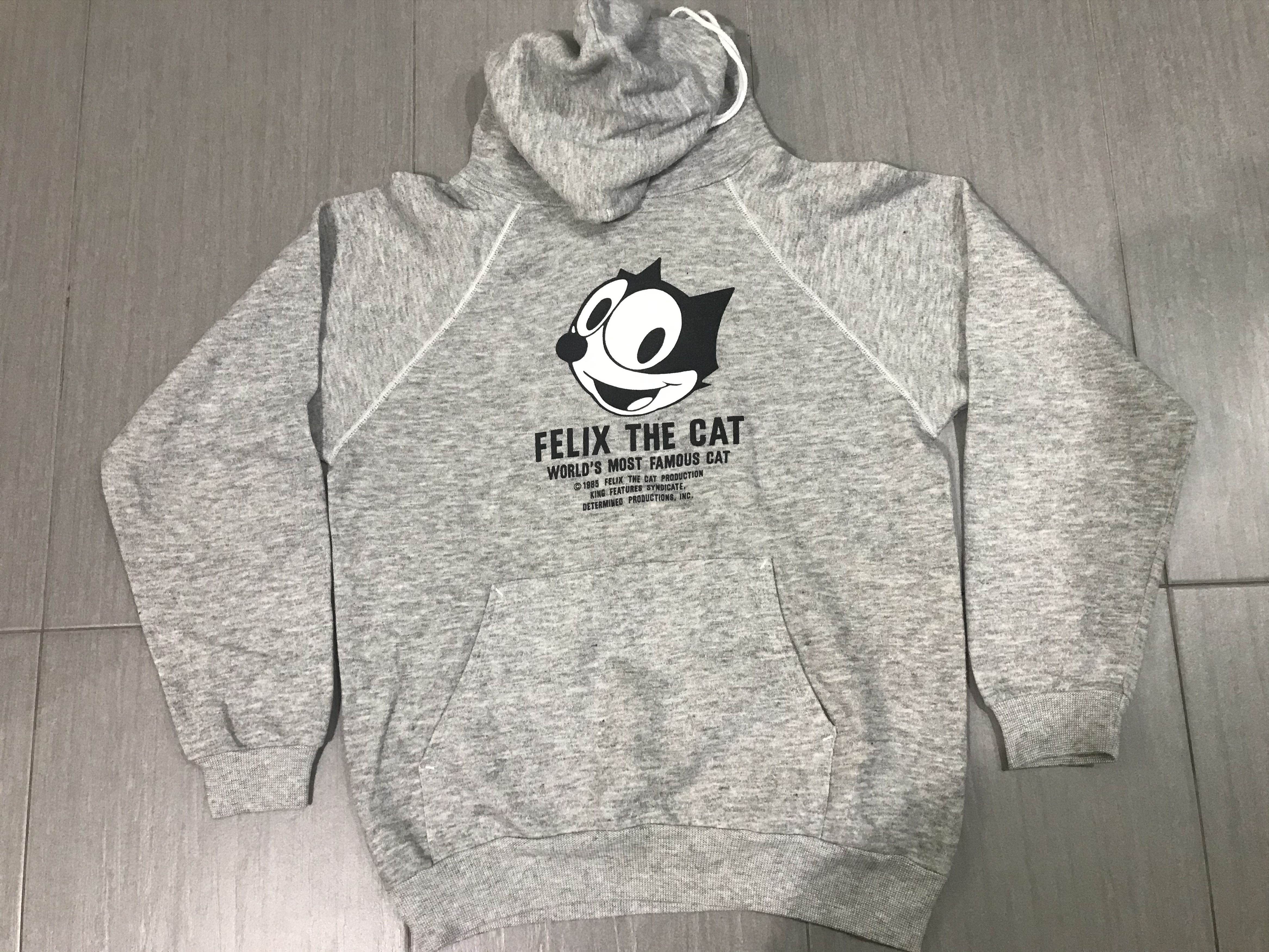 Hanes Vintage 1985 Felix The Cat Hanes USA Hoodie Shirt Size US M / EU 48-50 / 2 - 3 Thumbnail