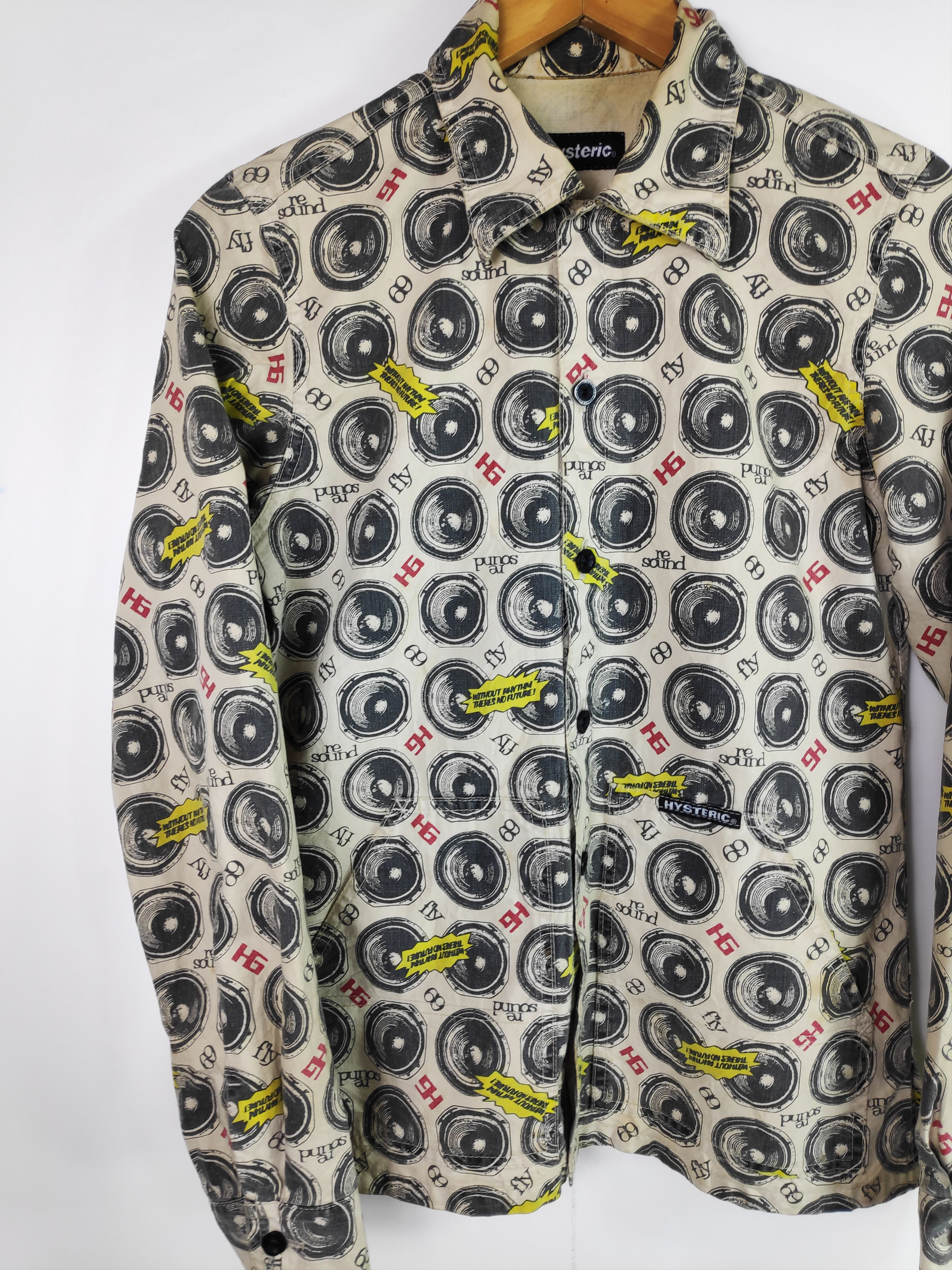 Hysteric Glamour HYSTERIC GLAMOU Classic Without Rhythm there is no future Size US S / EU 44-46 / 1 - 4 Thumbnail