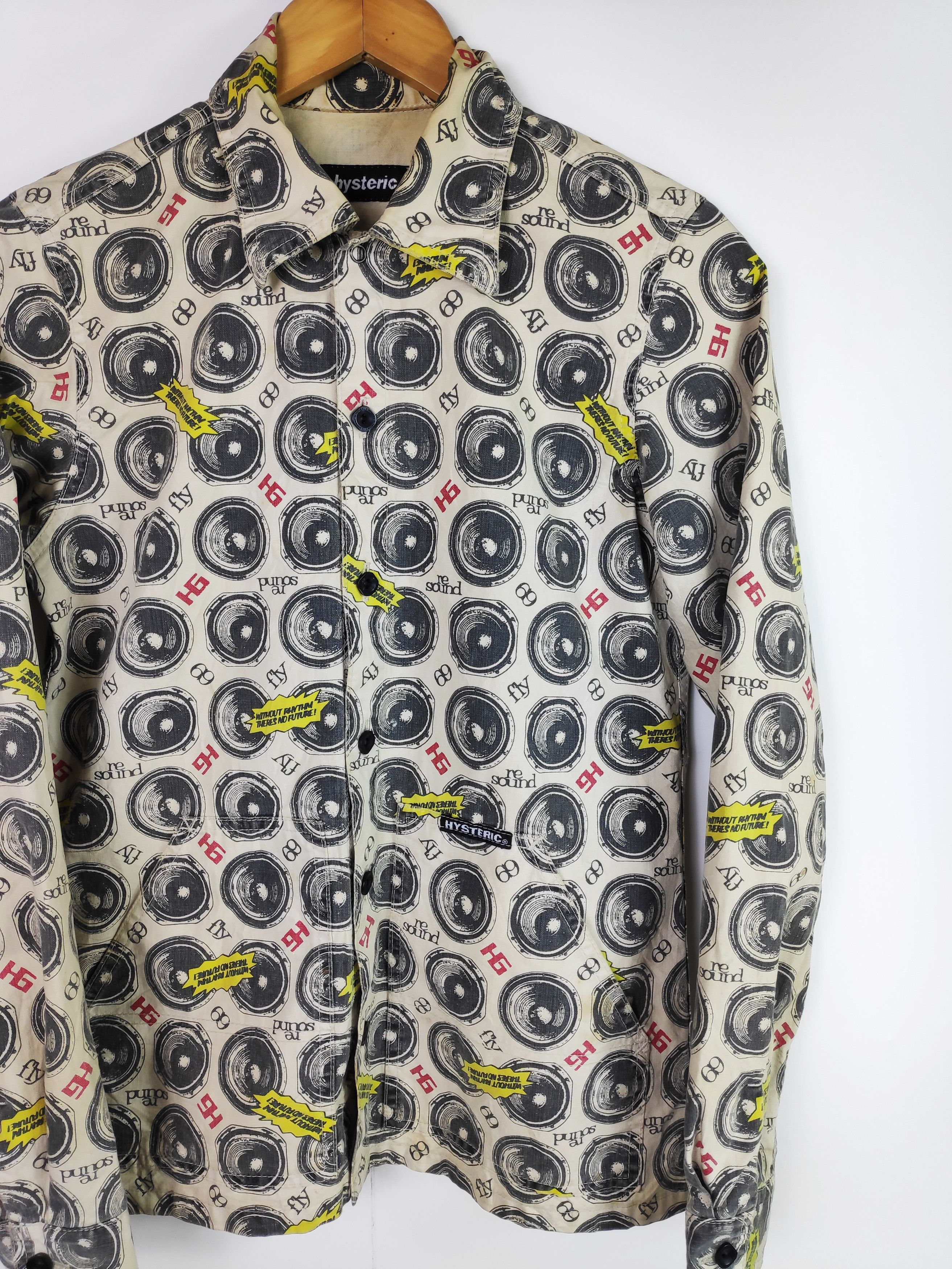 Hysteric Glamour HYSTERIC GLAMOU Classic Without Rhythm there is no future Size US S / EU 44-46 / 1 - 3 Thumbnail
