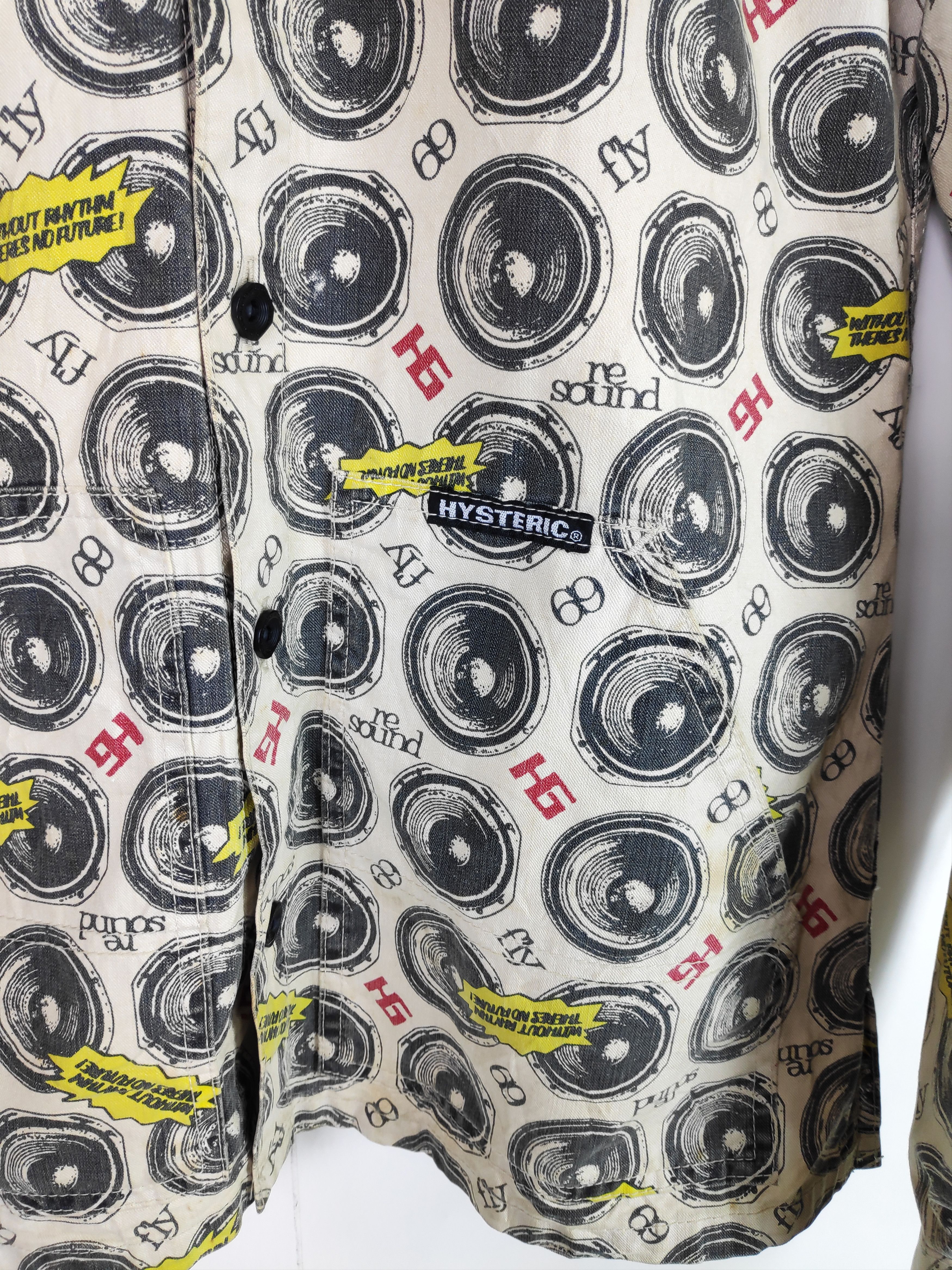 Hysteric Glamour HYSTERIC GLAMOU Classic Without Rhythm there is no future Size US S / EU 44-46 / 1 - 6 Thumbnail