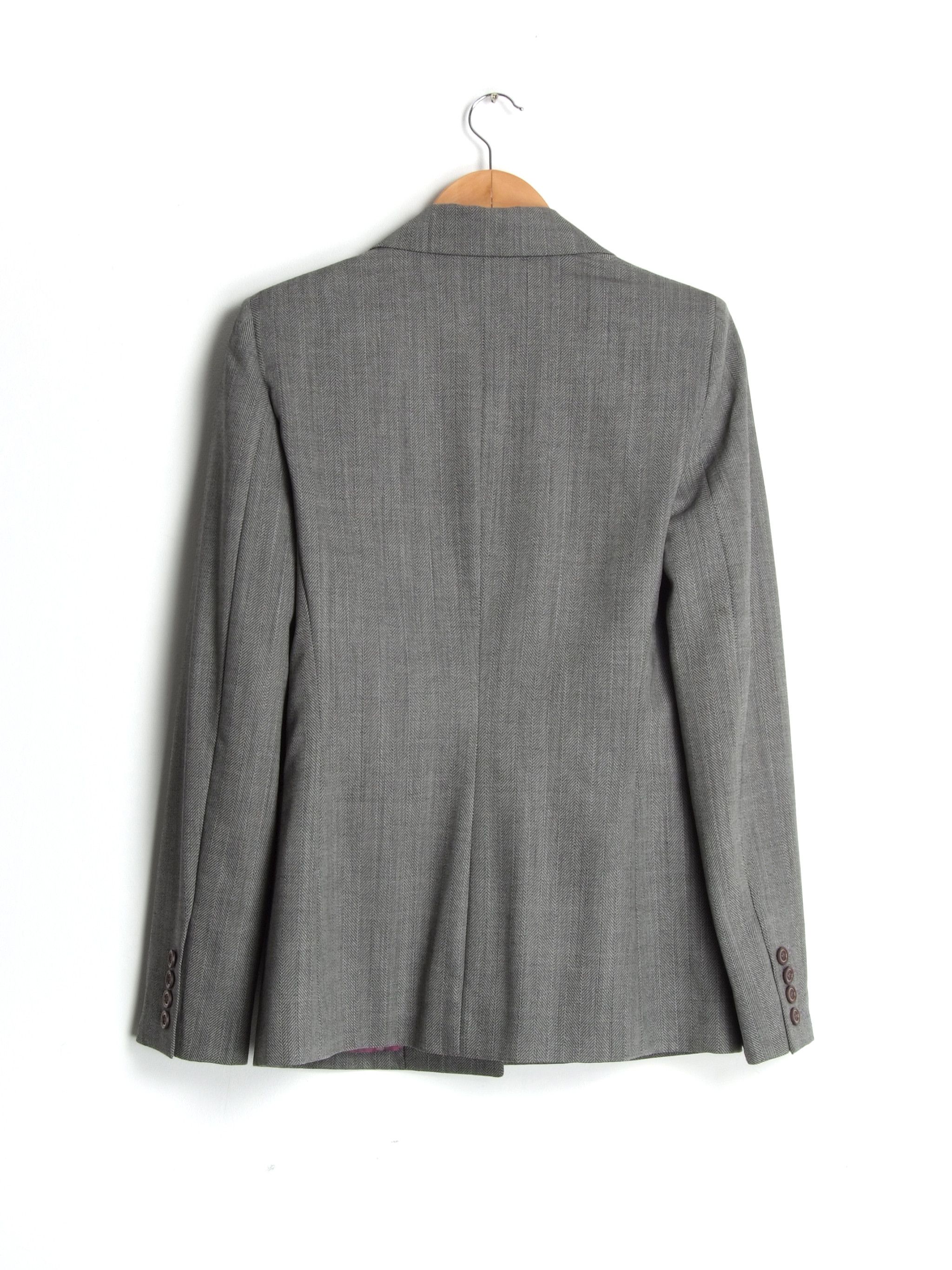 Versace Vintage 90's Gianni Versace Couture Wool Pantsuit Set Size S / US 4 / IT 40 - 3 Thumbnail