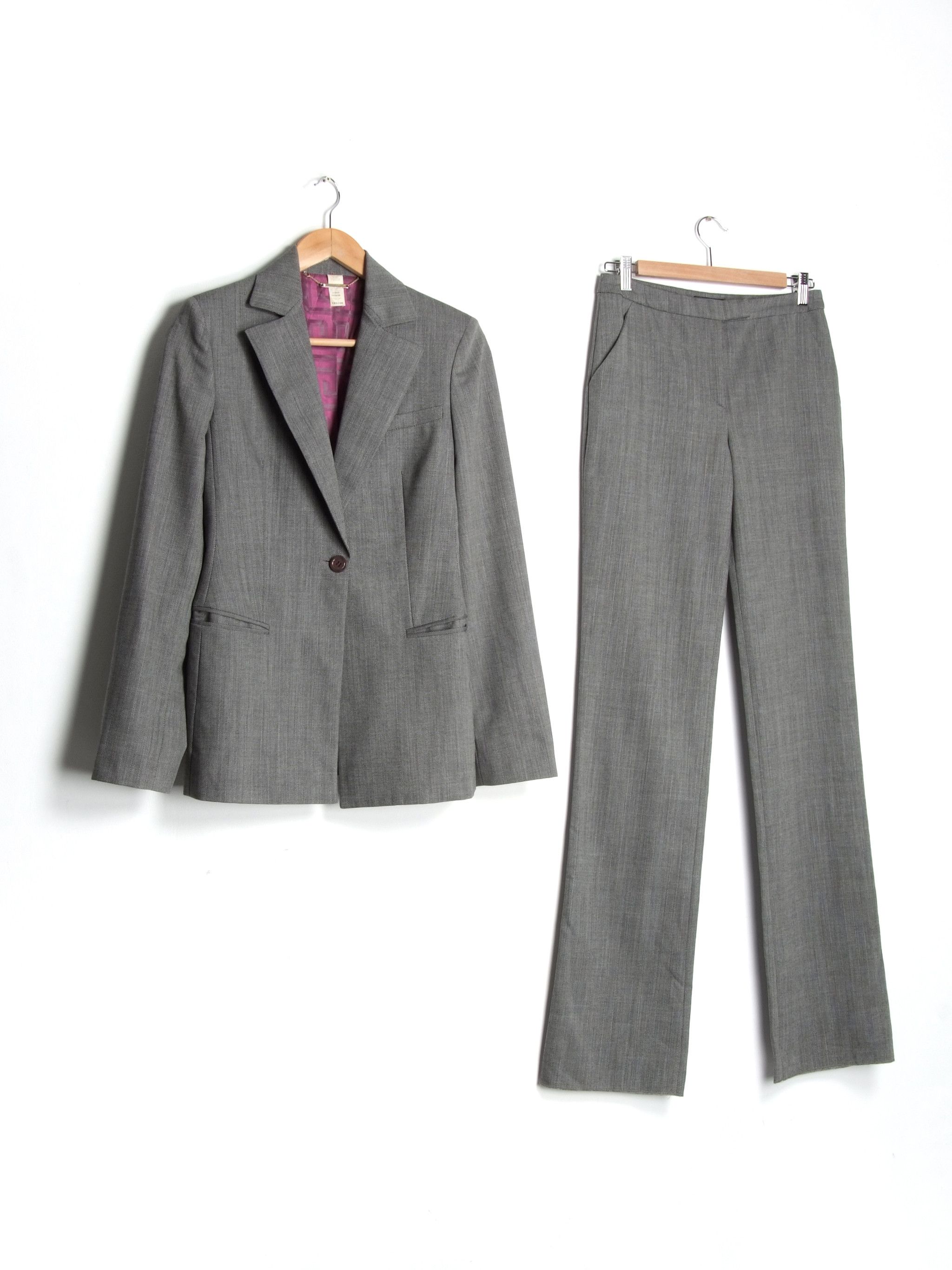 Versace Vintage 90's Gianni Versace Couture Wool Pantsuit Set Size S / US 4 / IT 40 - 1 Thumbnail