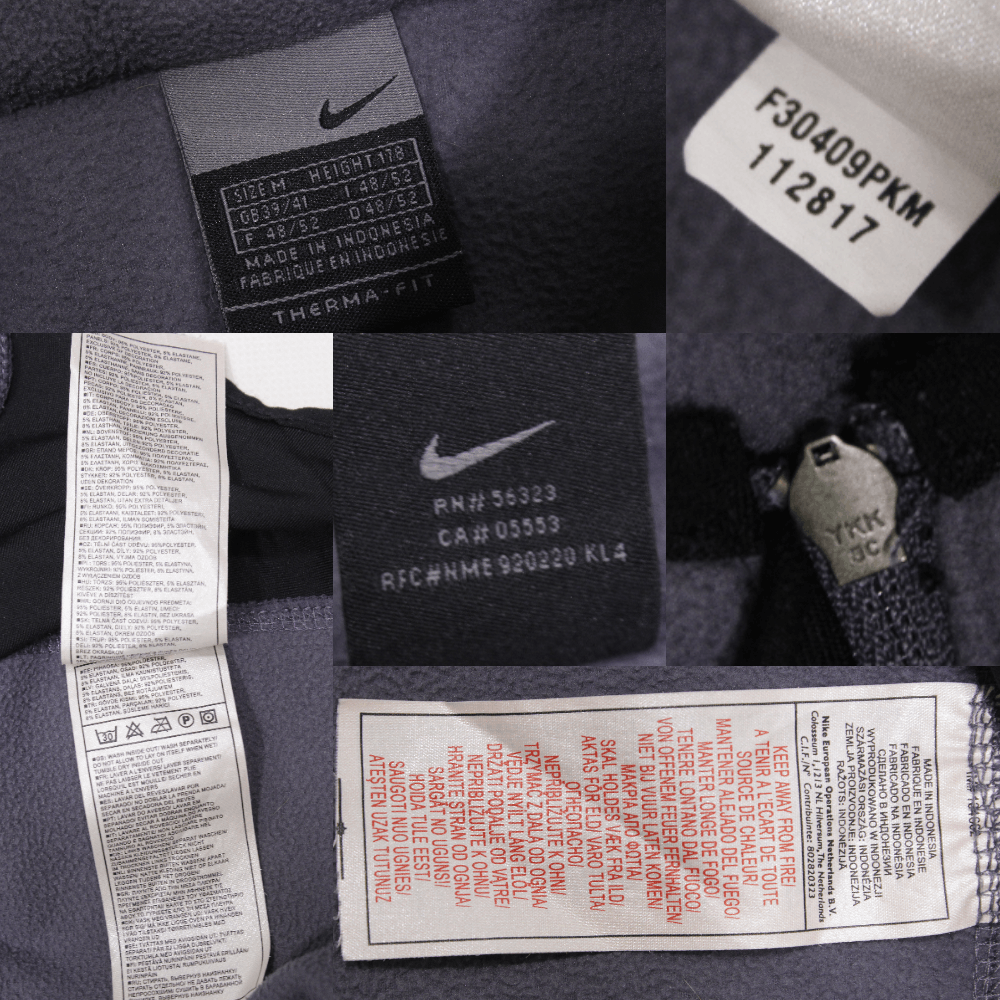 Nike 90S Swoosh Logo Therma Fit Micro Fleece Size US M / EU 48-50 / 2 - 9 Thumbnail