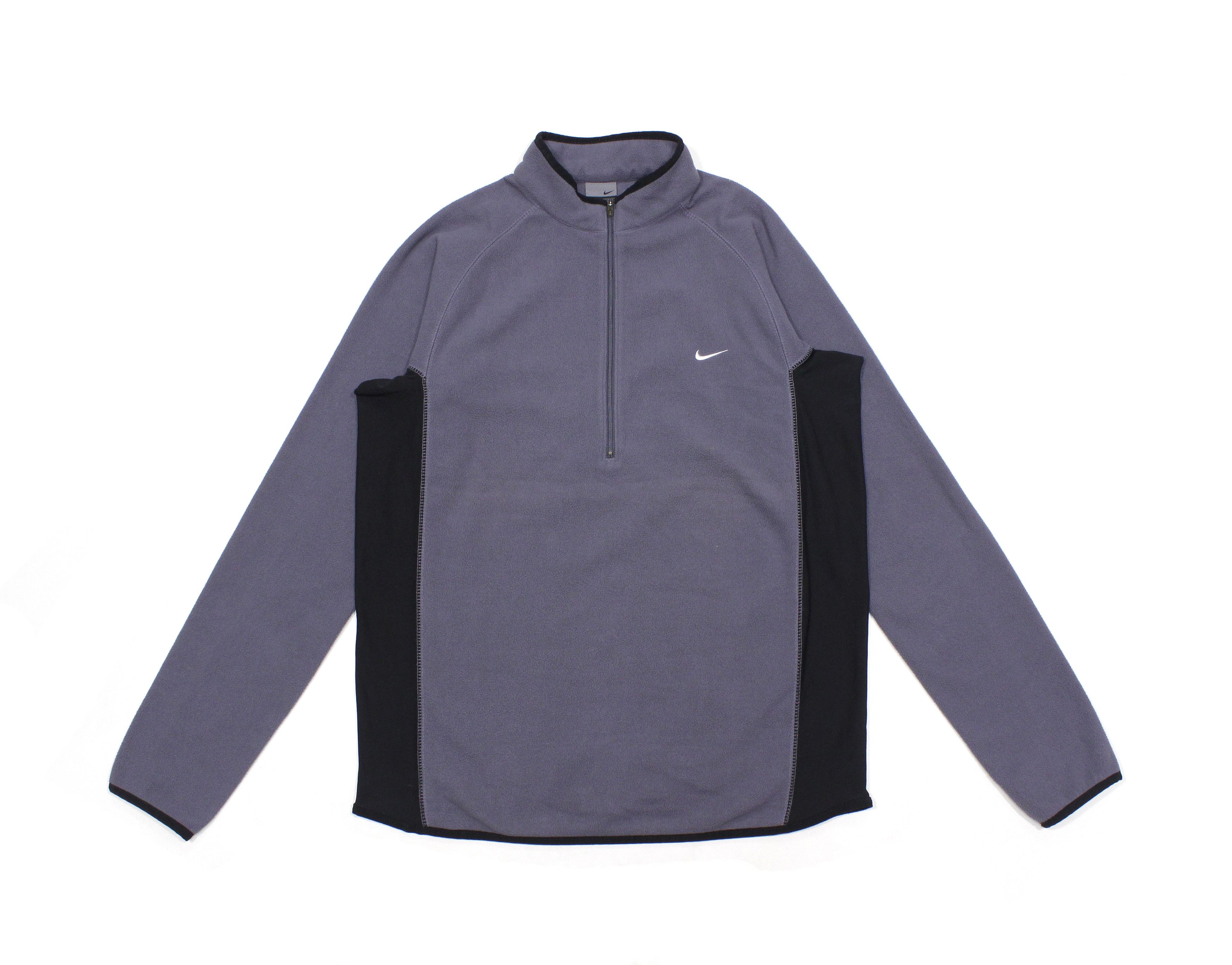 Nike 90S Swoosh Logo Therma Fit Micro Fleece Size US M / EU 48-50 / 2 - 1 Thumbnail